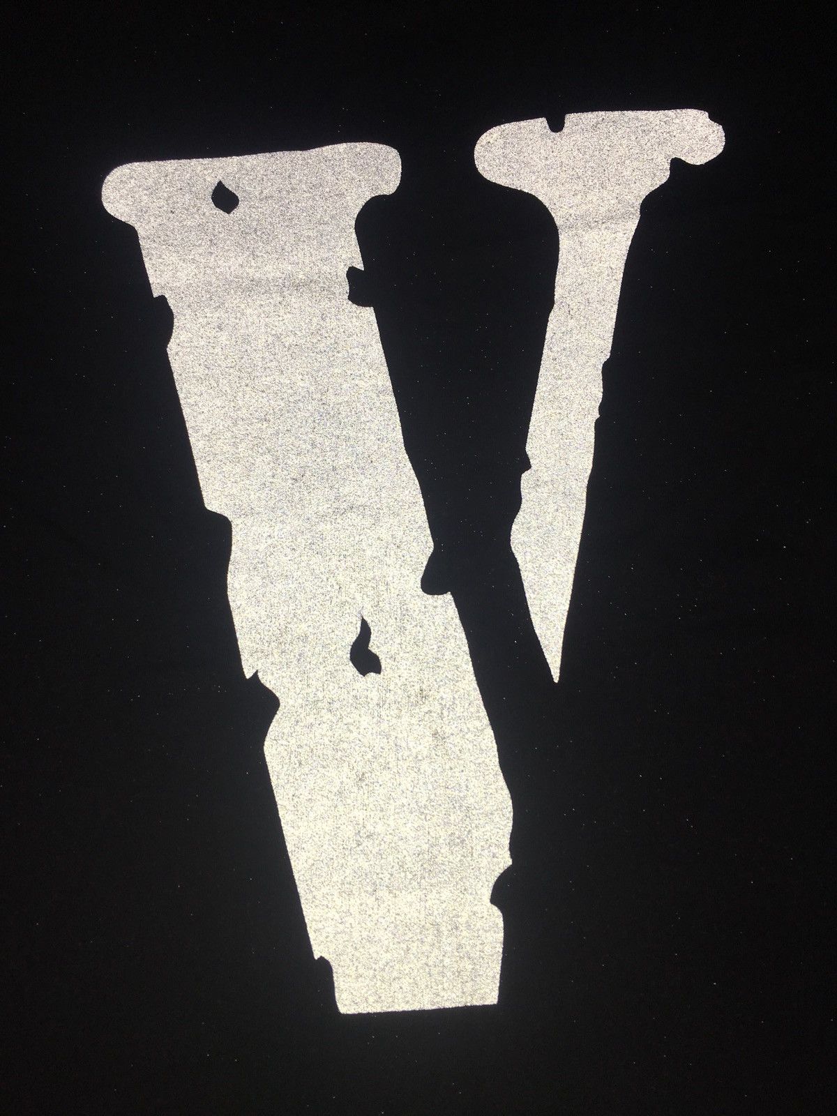 Vlone Vlone Friends reflective black V tee Size US M / EU 48-50 / 2 - 10 Thumbnail