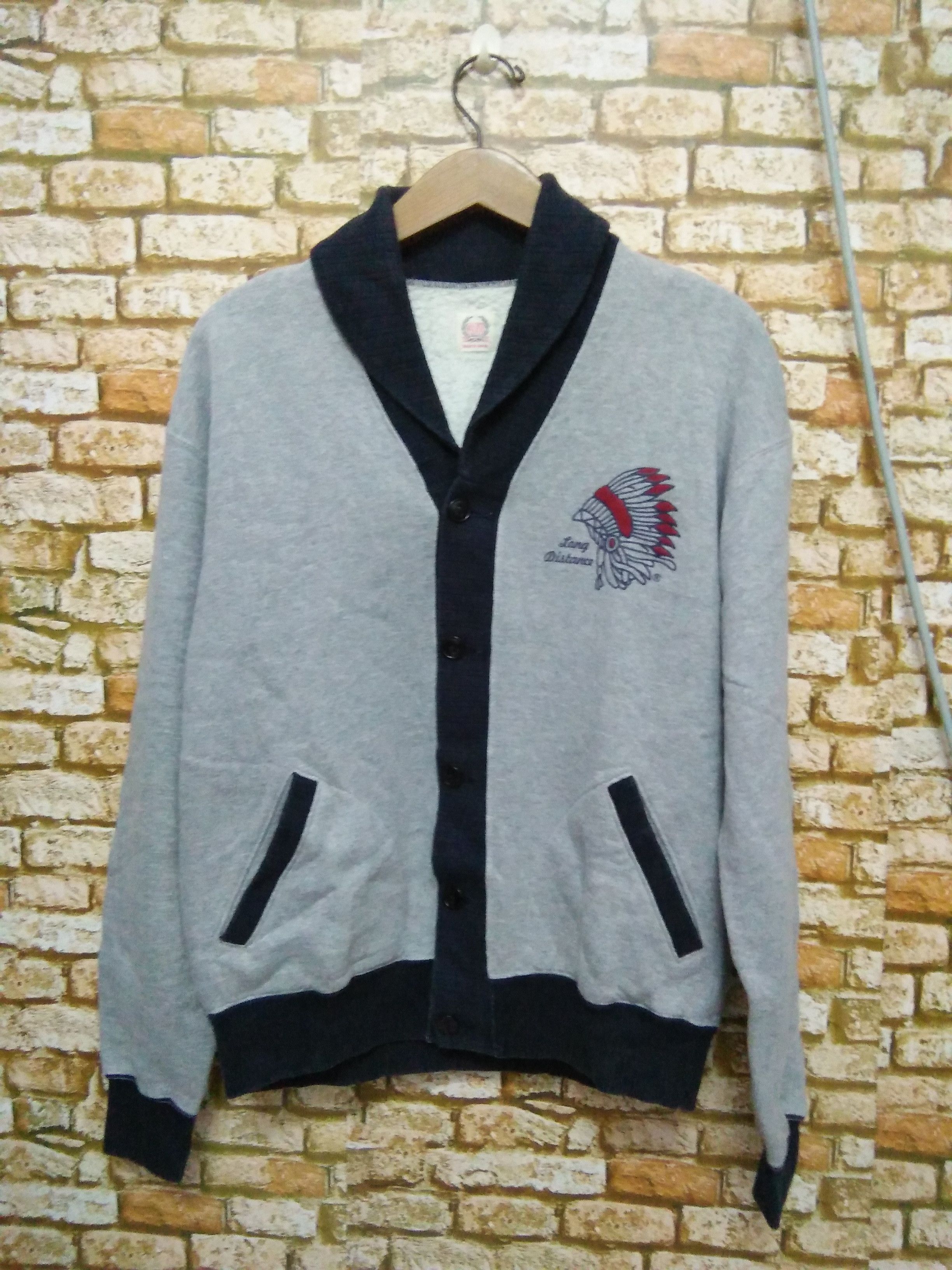 The Flat Head THE FLAT HEAD MOTORCYCLE CHIEF SWEATSHIRT JACKET (A728) Size US M / EU 48-50 / 2 - 2 Thumbnail