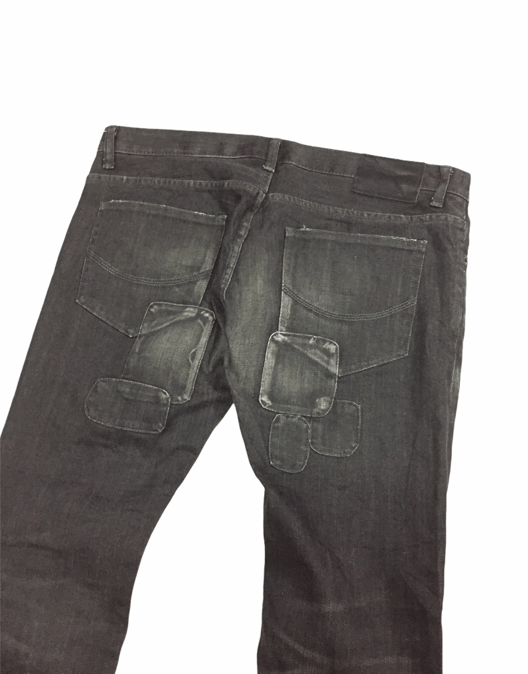 5351 POUR LES HOMMES Magine Japan Patchwork distressed denim RIRI zipper Size US 34 / EU 50 - 11 Thumbnail