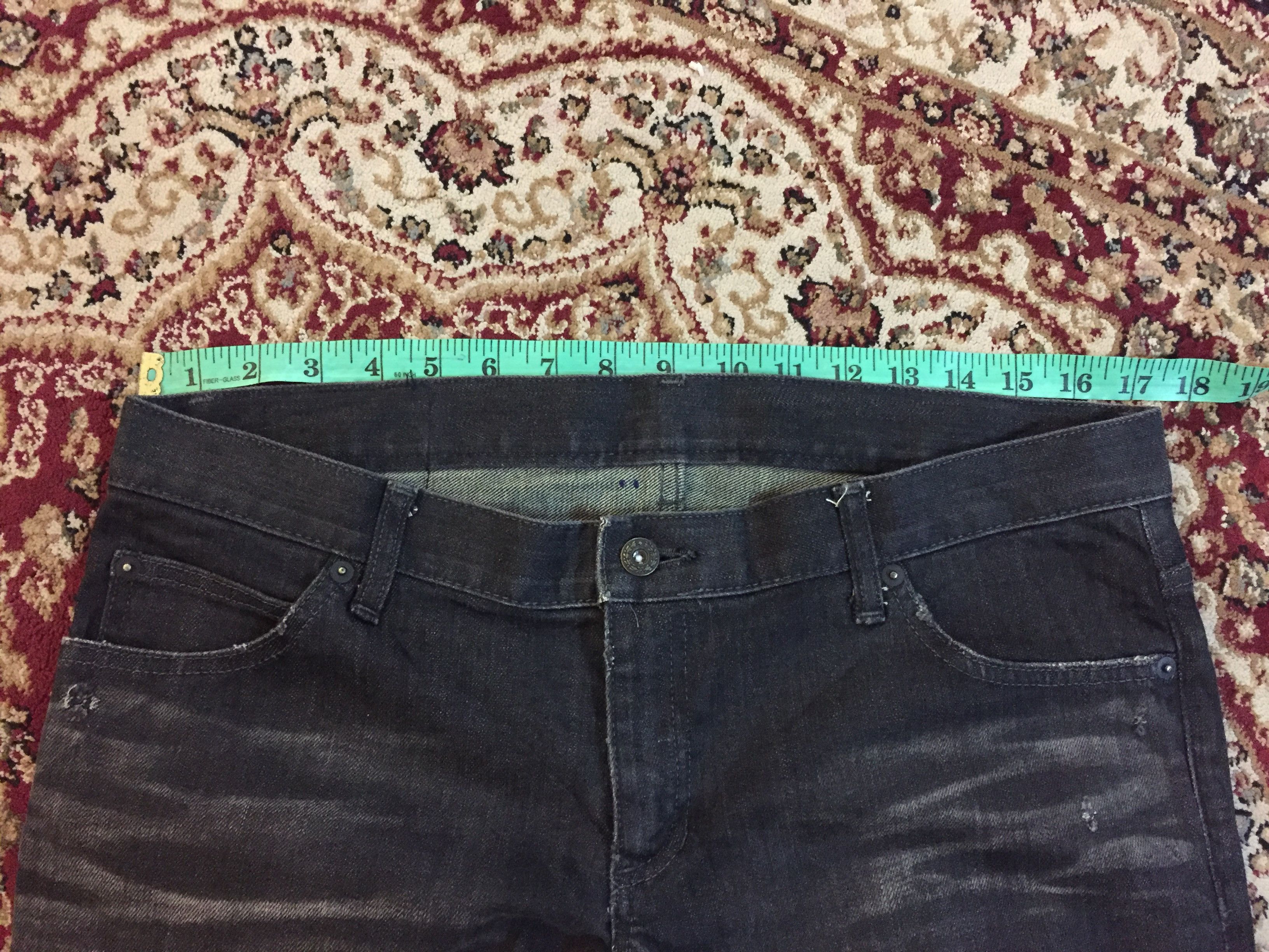 5351 POUR LES HOMMES Magine Japan Patchwork distressed denim RIRI zipper Size US 34 / EU 50 - 16 Thumbnail