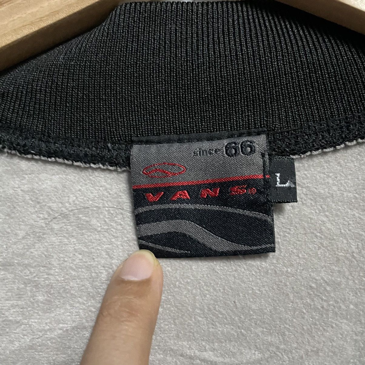 Vans × Vintage Vintage Vans Jacket 90s Skateboarding Zipper Sweater Size US L / EU 52-54 / 3 - 3 Thumbnail