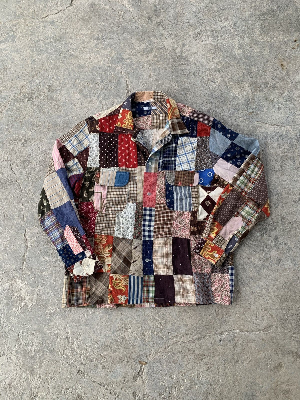 Bode Patchwork Button Shirt | Grailed