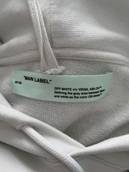 Off white main label 2013 online hoodie