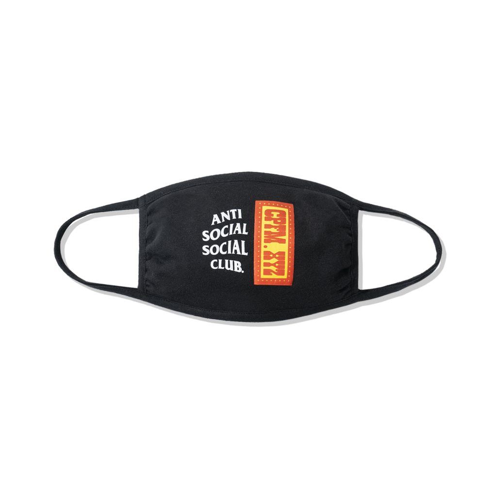 Anti Social Social Club × Cactus Plant Flea Market DS fw20 red box CPFM x ASSC white logo black facemask cover Size ONE SIZE - 2 Thumbnail