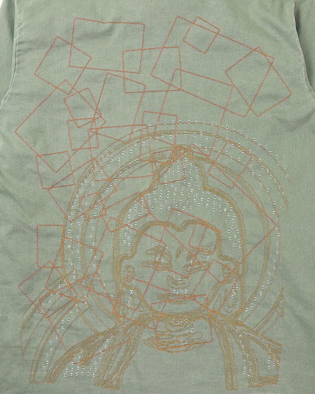 Griffin "Buddha" Embroidered Shirt Jacket Griffin Size US L / EU 52-54 / 3 - 2 Thumbnail