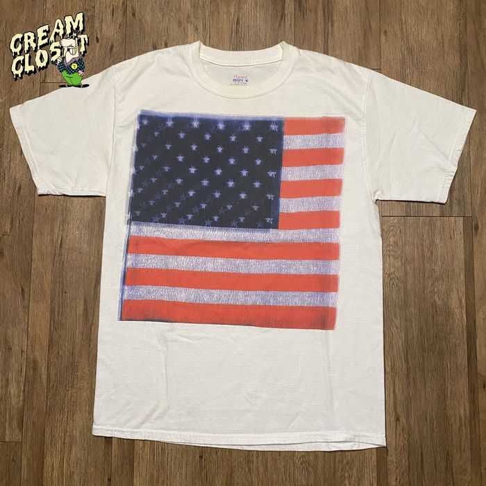 Kanye West American Flag Watch the Throne WTT Tour Merch Tee | Grailed