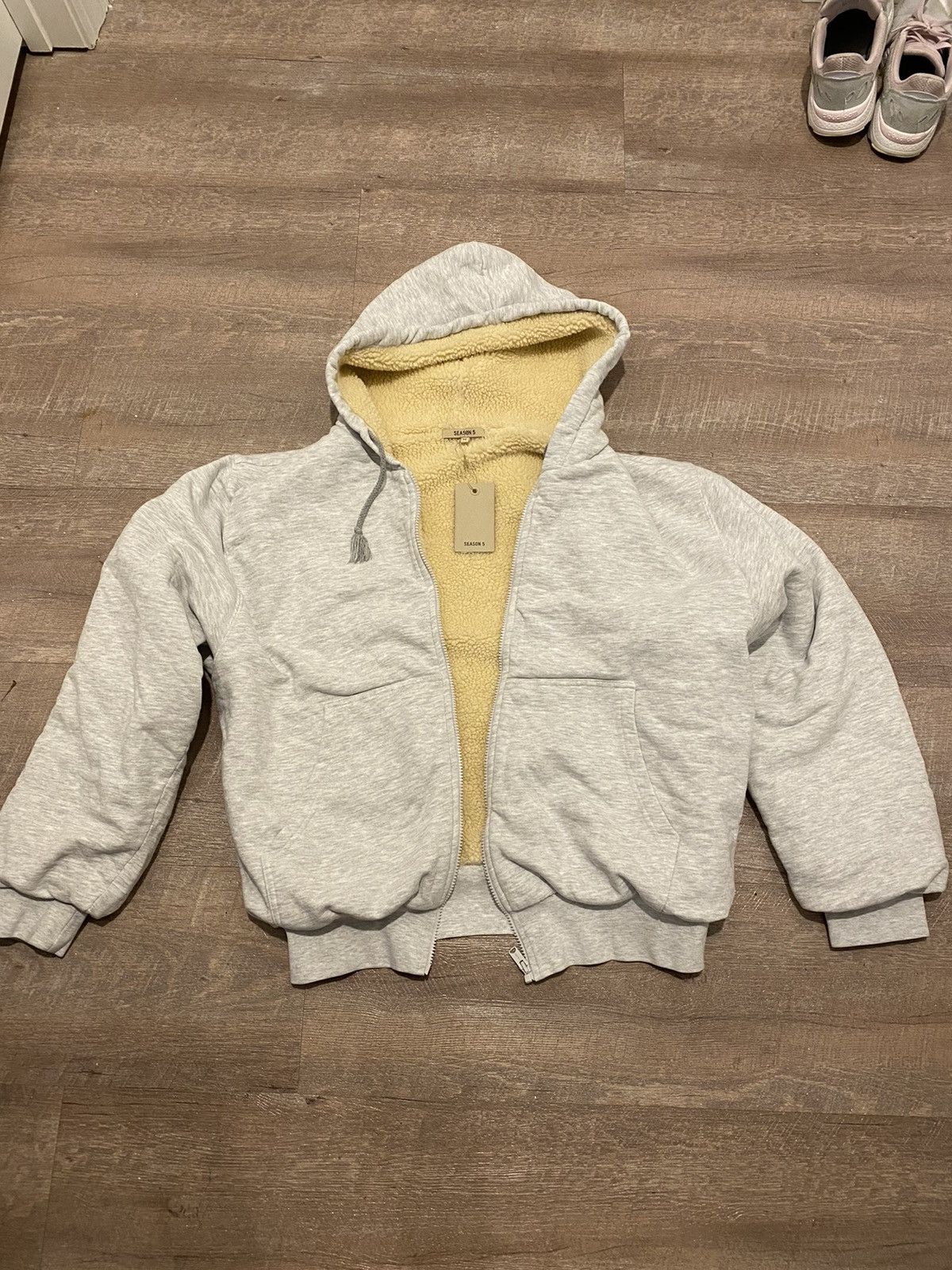 Yeezy Season Season 5 Sherpa Hoodie Oversize Grailed
