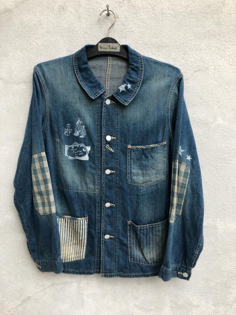 Porter Classic Porter Classic Japan Patchwork Denim Chore Jacket | Grailed