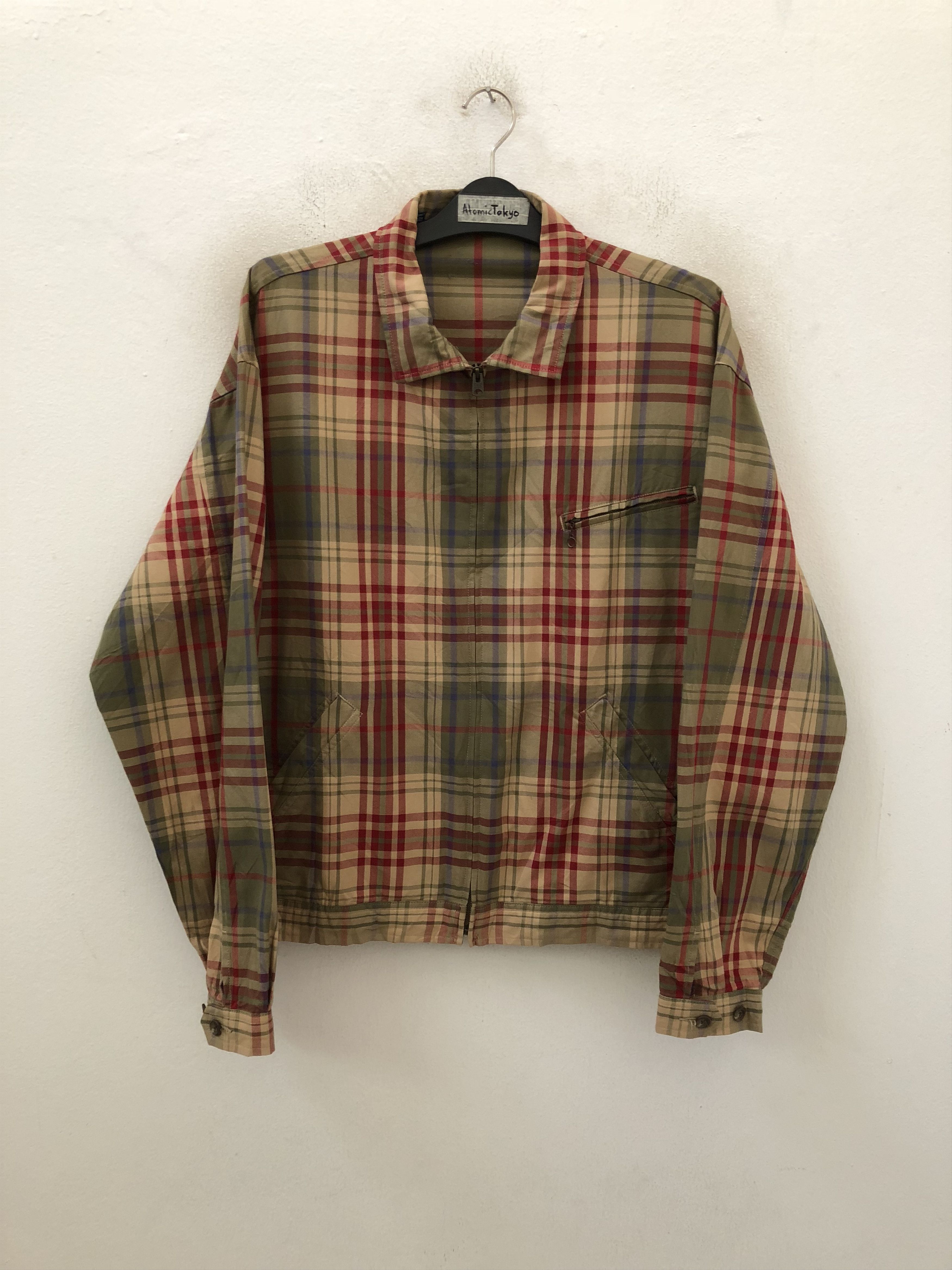 Polo Ralph Lauren Vintage 90s Polo Ralph Lauren Plaid Check Zipper