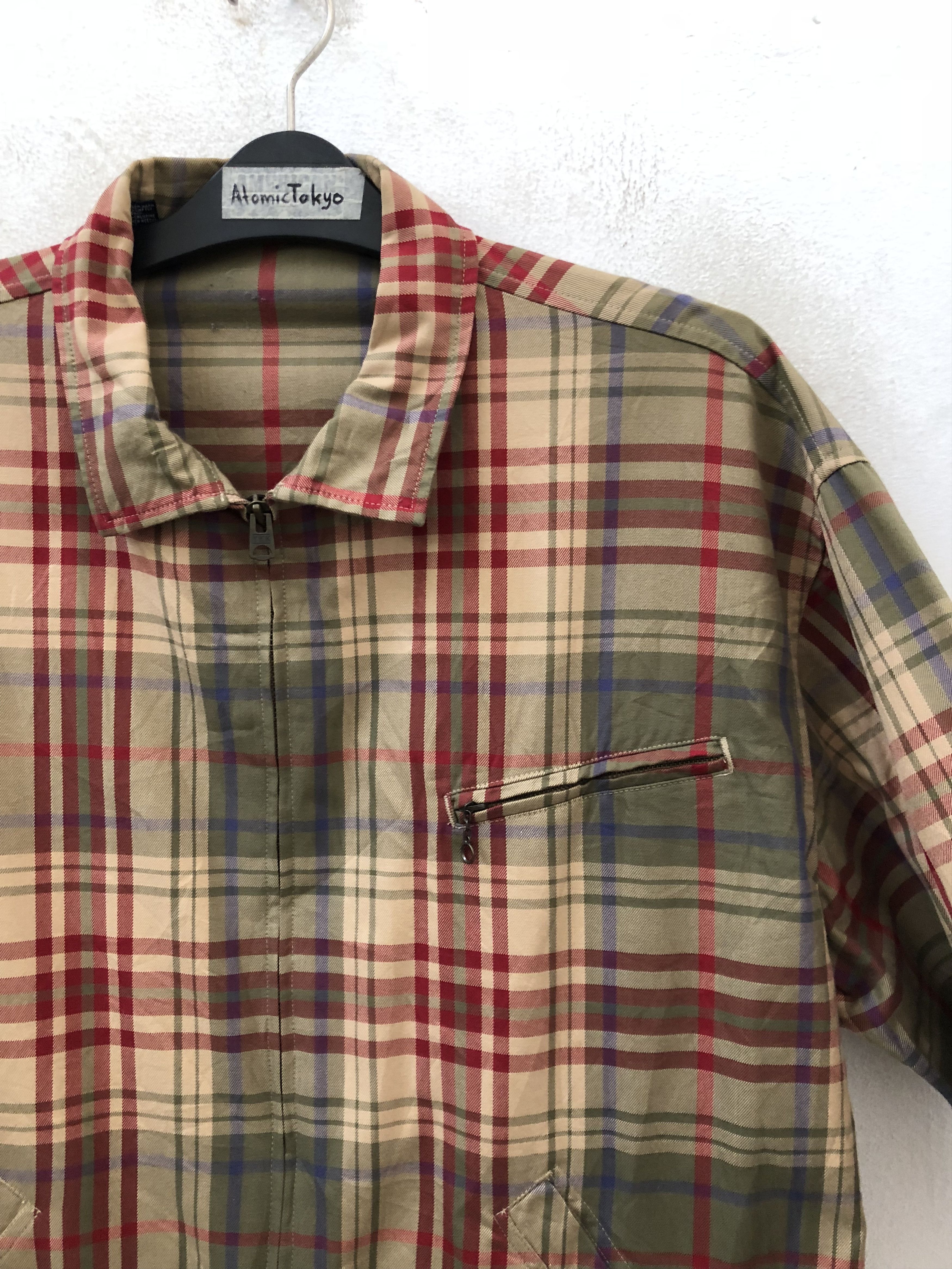 Polo Ralph Lauren Vintage 90s Polo Ralph Lauren Plaid Check Zipper