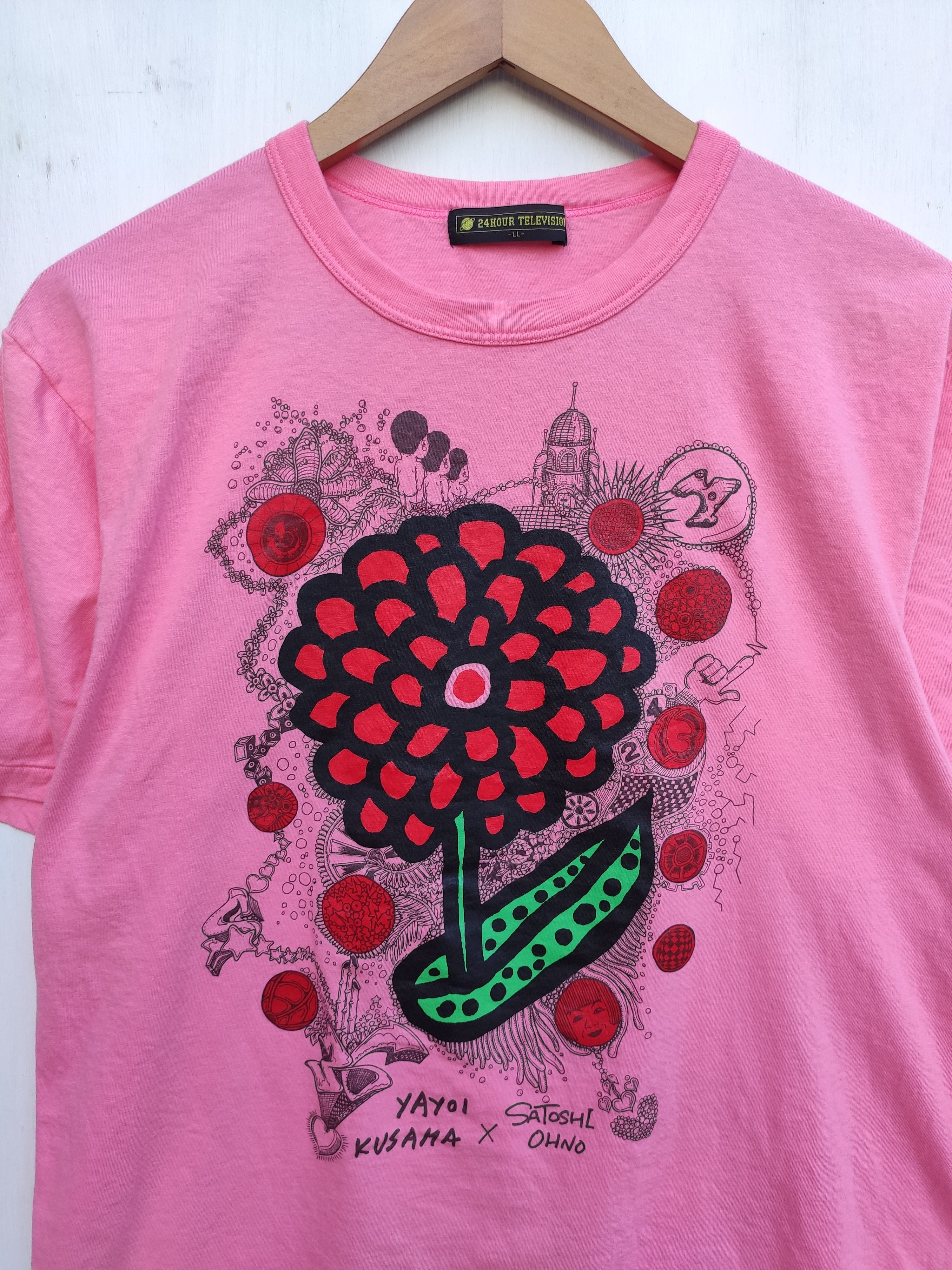 Japanese Brand VINTAGE YAYOI KUSAMA SATOSHI OHNO SUN FLOWER SHIRT Size US M / EU 48-50 / 2 - 2 Thumbnail