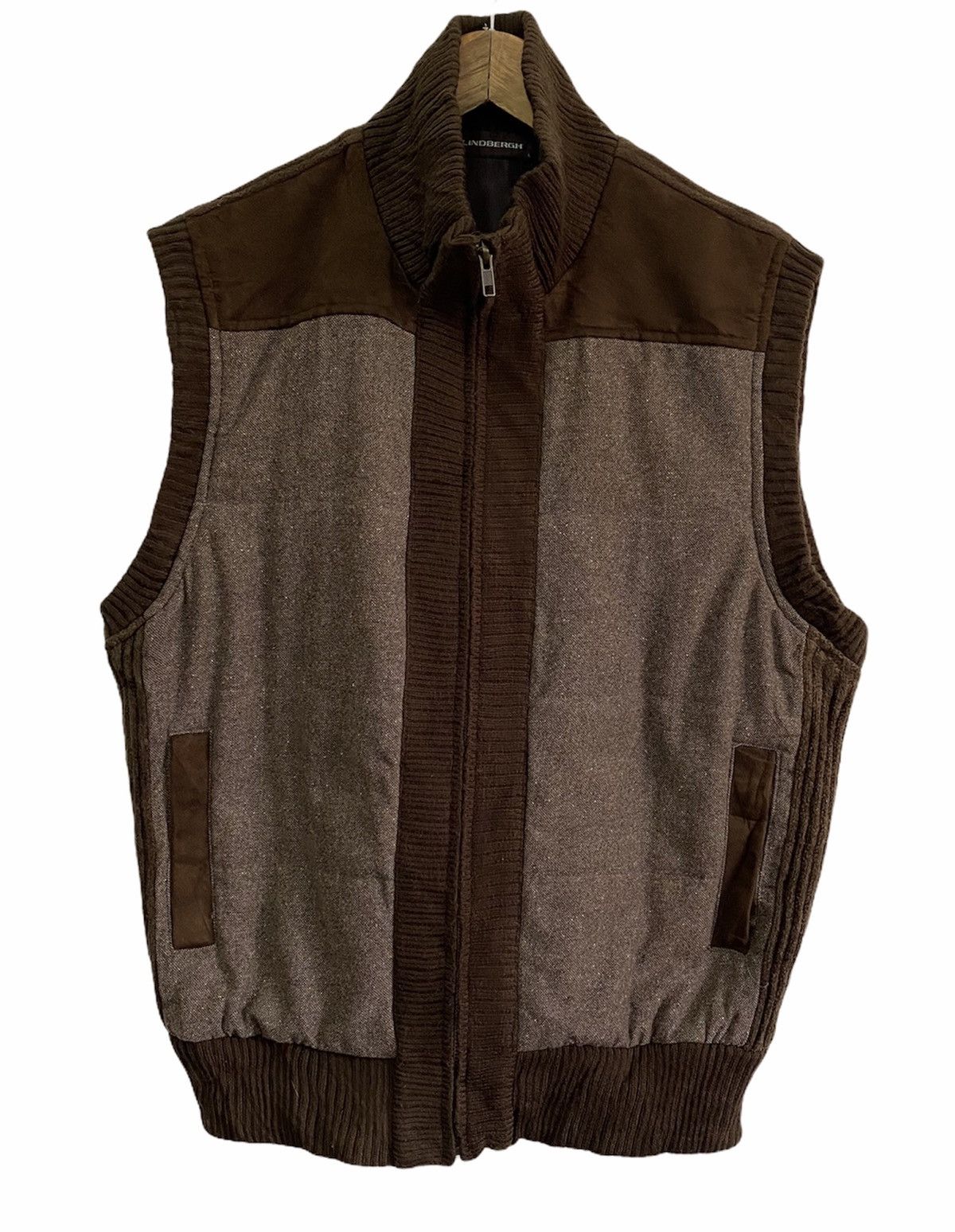 Lindbergh × Other Lindbergh Japan Woven Vest Coogi Style Vests Jacket Size US L / EU 52-54 / 3 - 1 Thumbnail