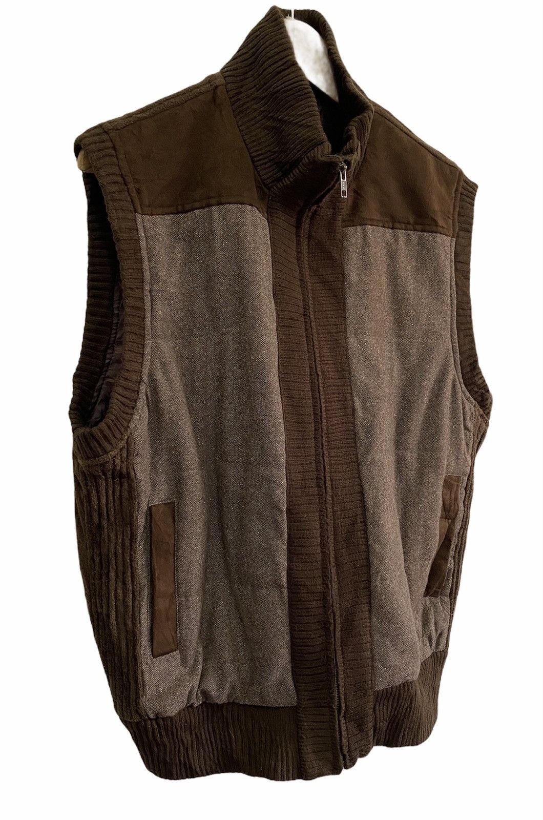 Lindbergh × Other Lindbergh Japan Woven Vest Coogi Style Vests Jacket Size US L / EU 52-54 / 3 - 3 Thumbnail