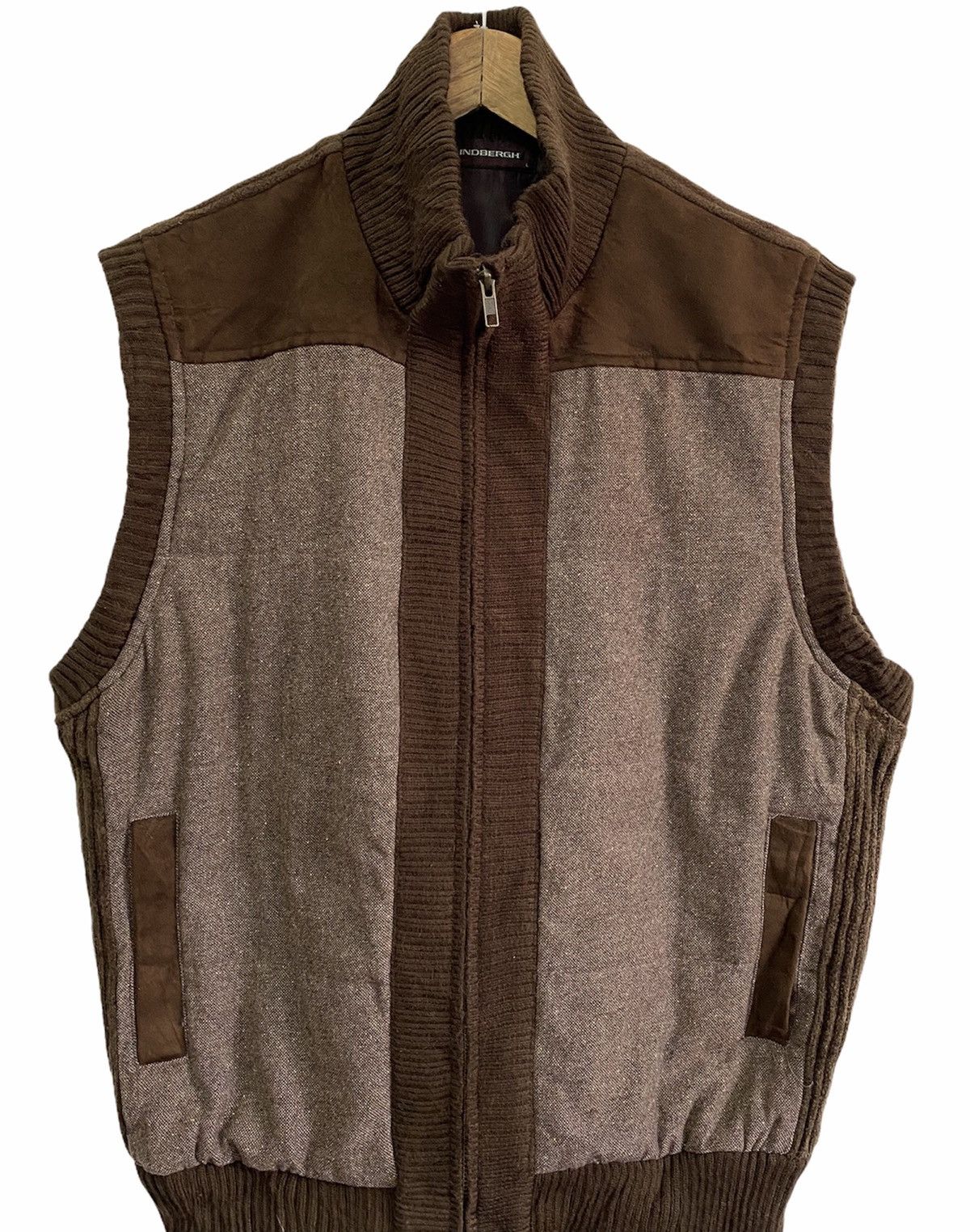 Lindbergh × Other Lindbergh Japan Woven Vest Coogi Style Vests Jacket Size US L / EU 52-54 / 3 - 2 Thumbnail
