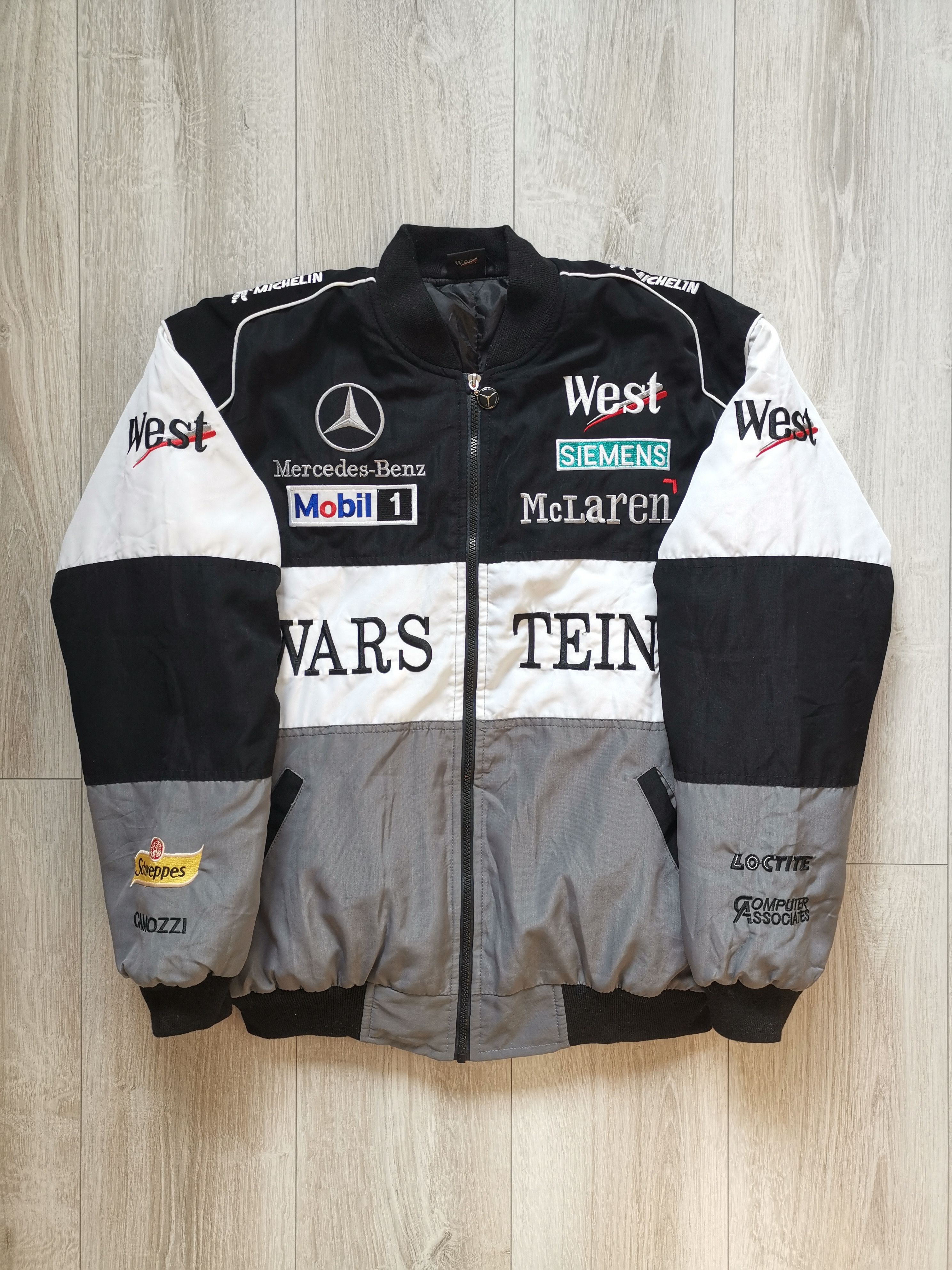 Mercedes Benz McLaren ジャケット グレー/ブラック Vintage 90's Mclaren Mika Häkkinen Jacket / Team Mclaren