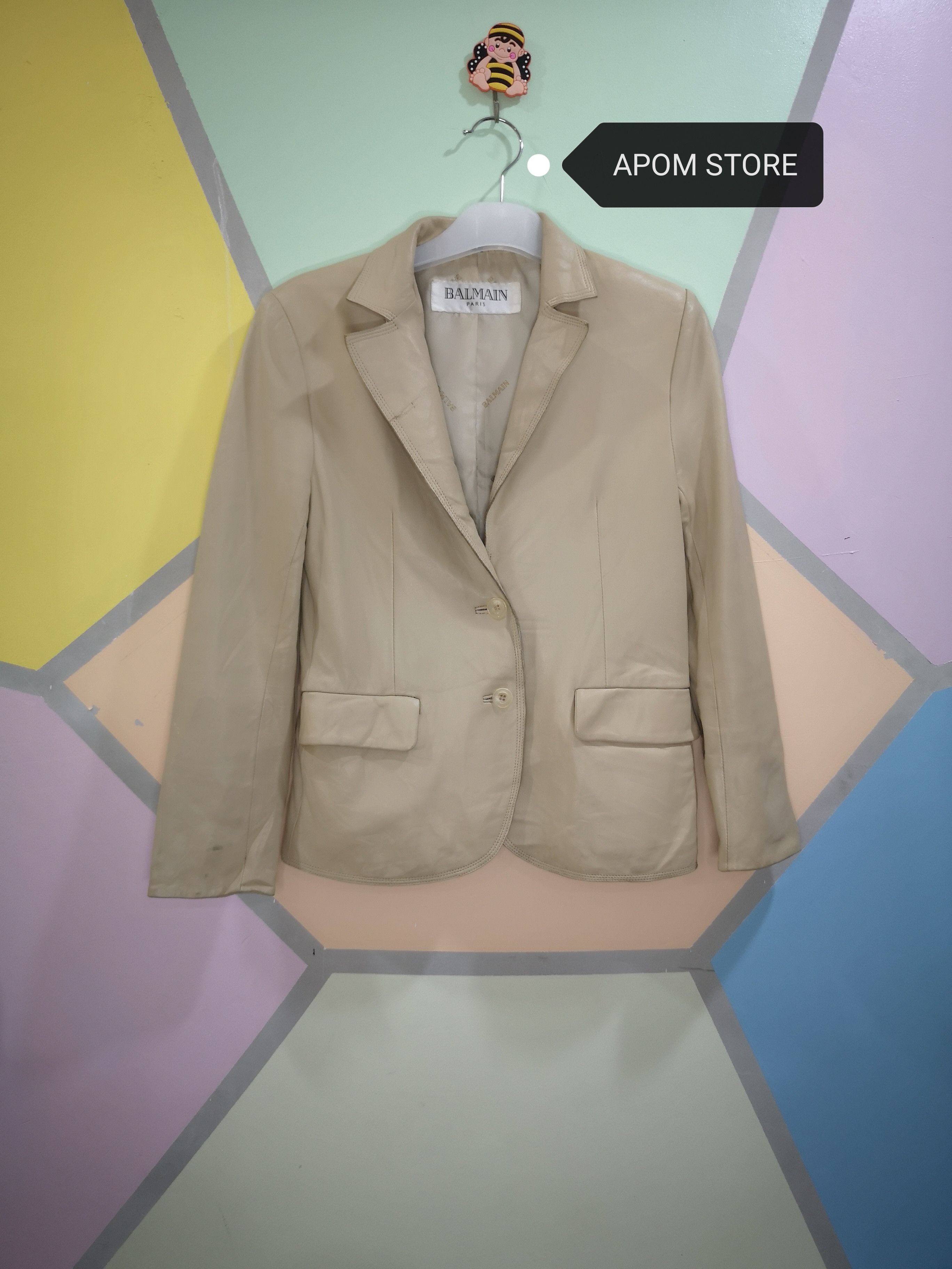 Balmain Leather Blazer jacket