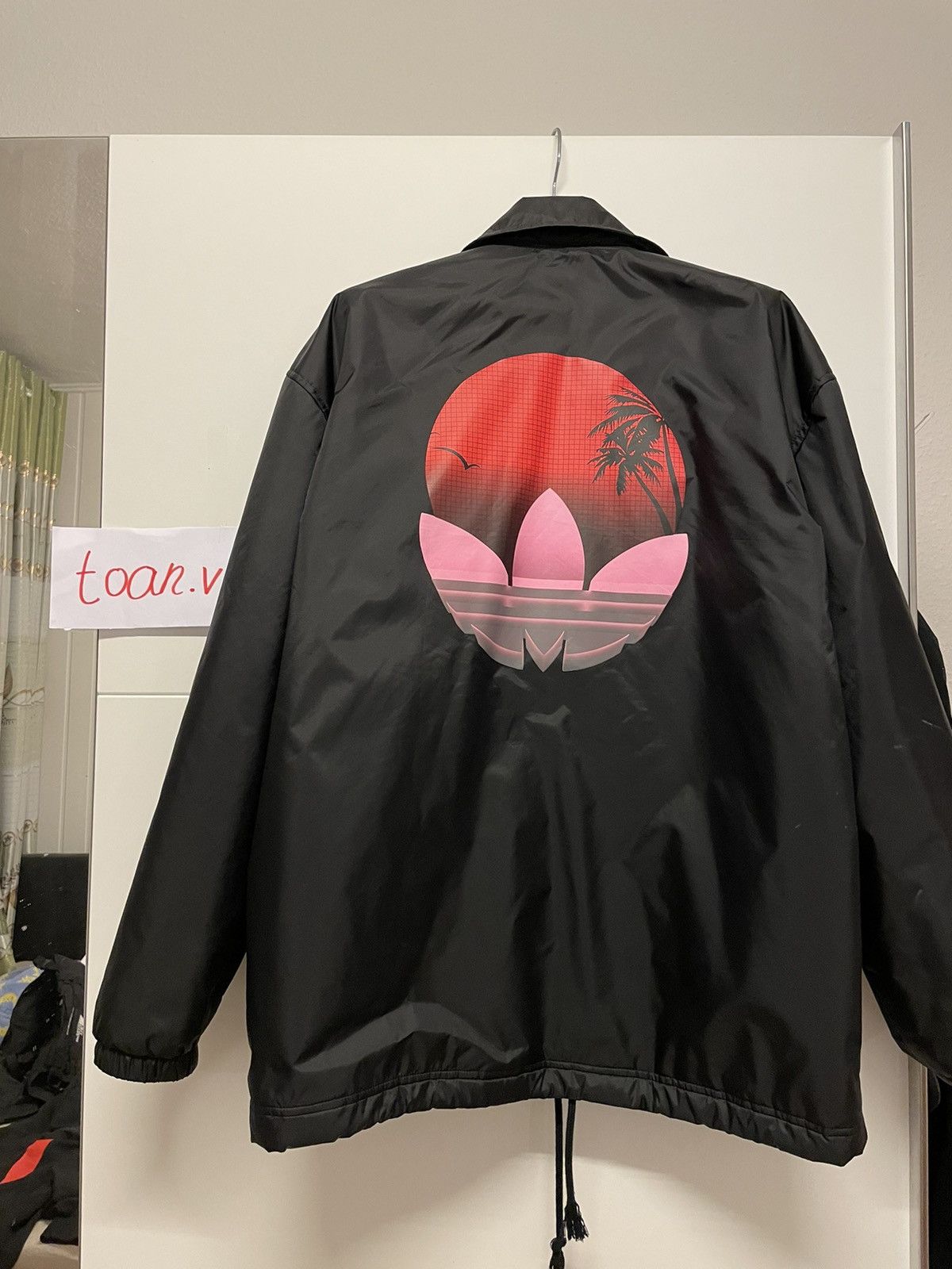 Adidas tropical coach jacket online