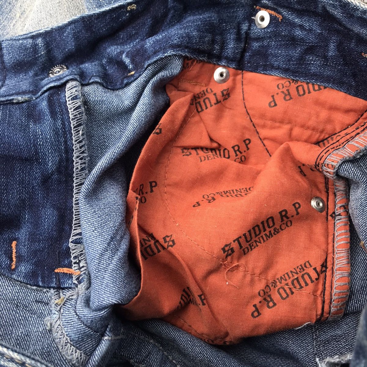 Japanese Brand Japanese Brand Studio R.P Denim Flare Jeans Embellished Size 30" / US 8 / IT 44 - 18 Thumbnail