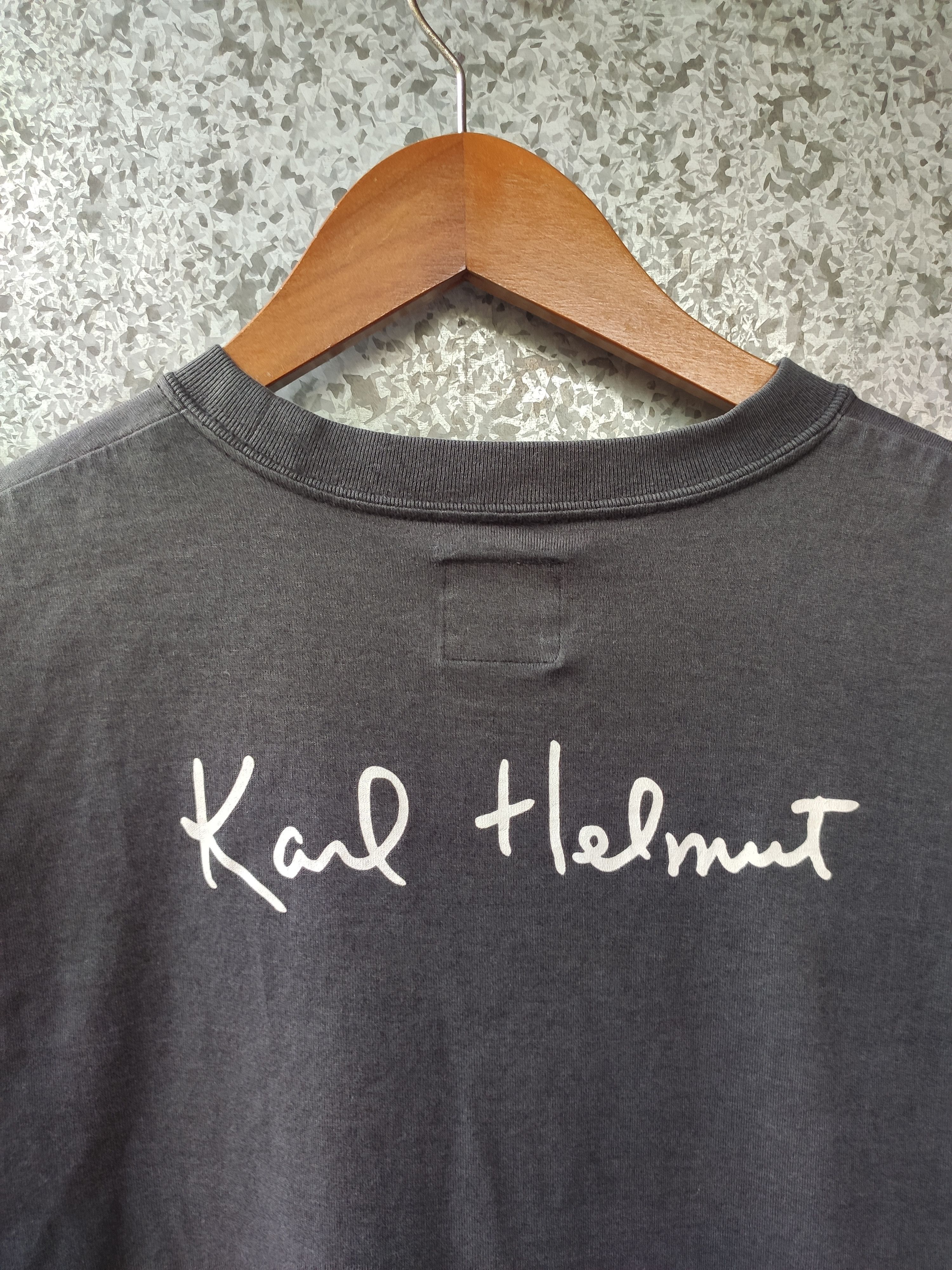 Karl Helmut Vintage Karl Helmut t shirt spell out sun faded Size US M / EU 48-50 / 2 - 3 Thumbnail