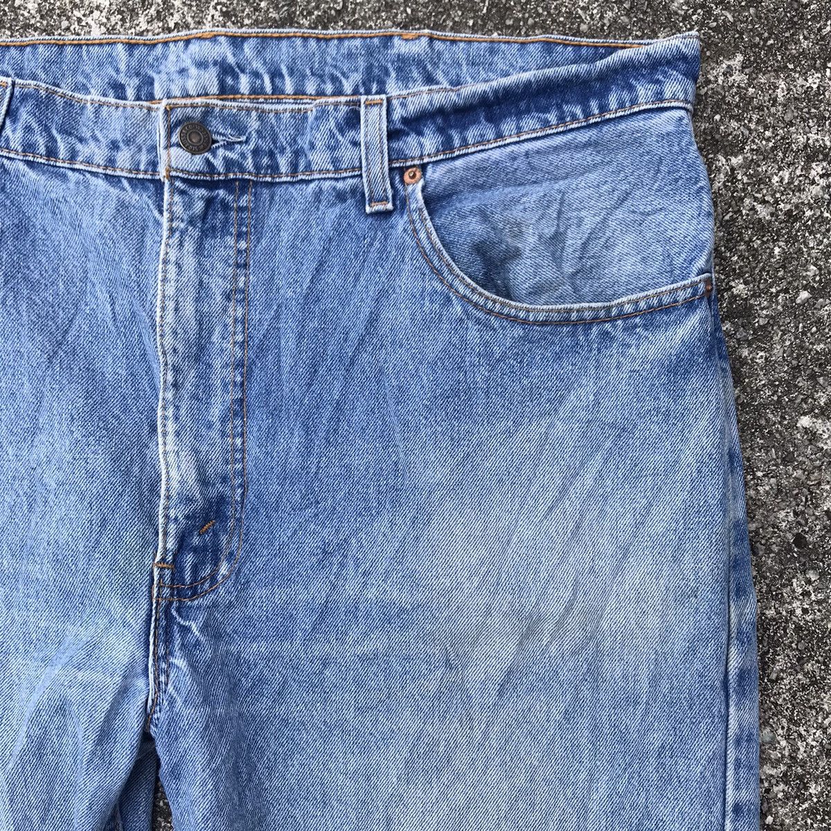 Levi's Vintage Levis 504 Skyblue Loose Jeans Size US 40 / EU 56 - 5 Thumbnail