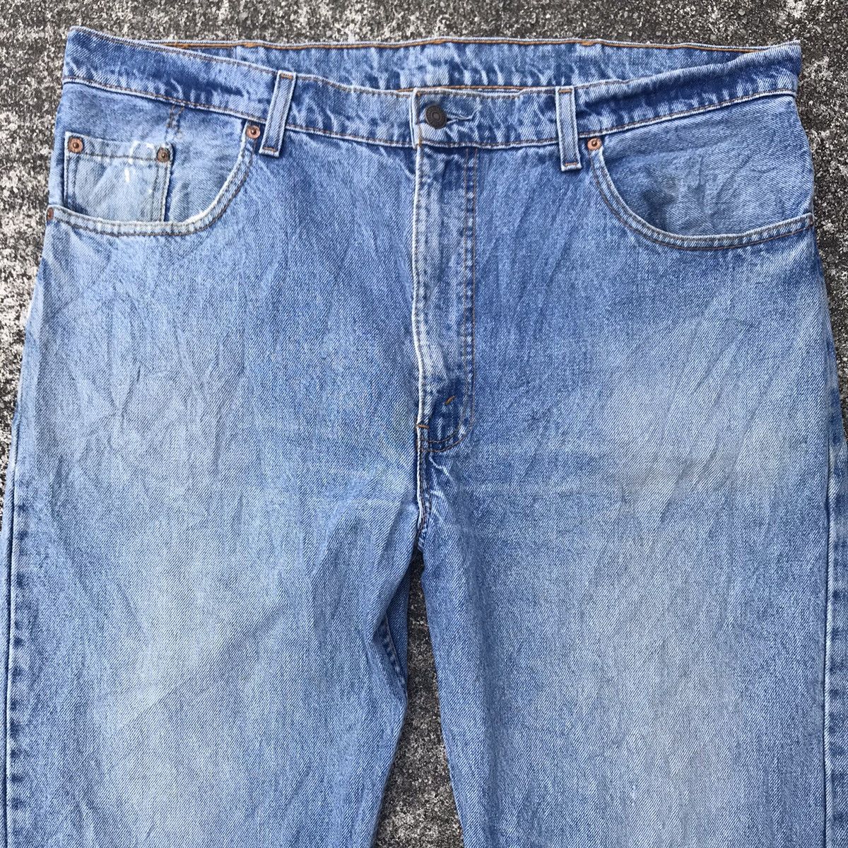 Levi's Vintage Levis 504 Skyblue Loose Jeans Size US 40 / EU 56 - 3 Thumbnail