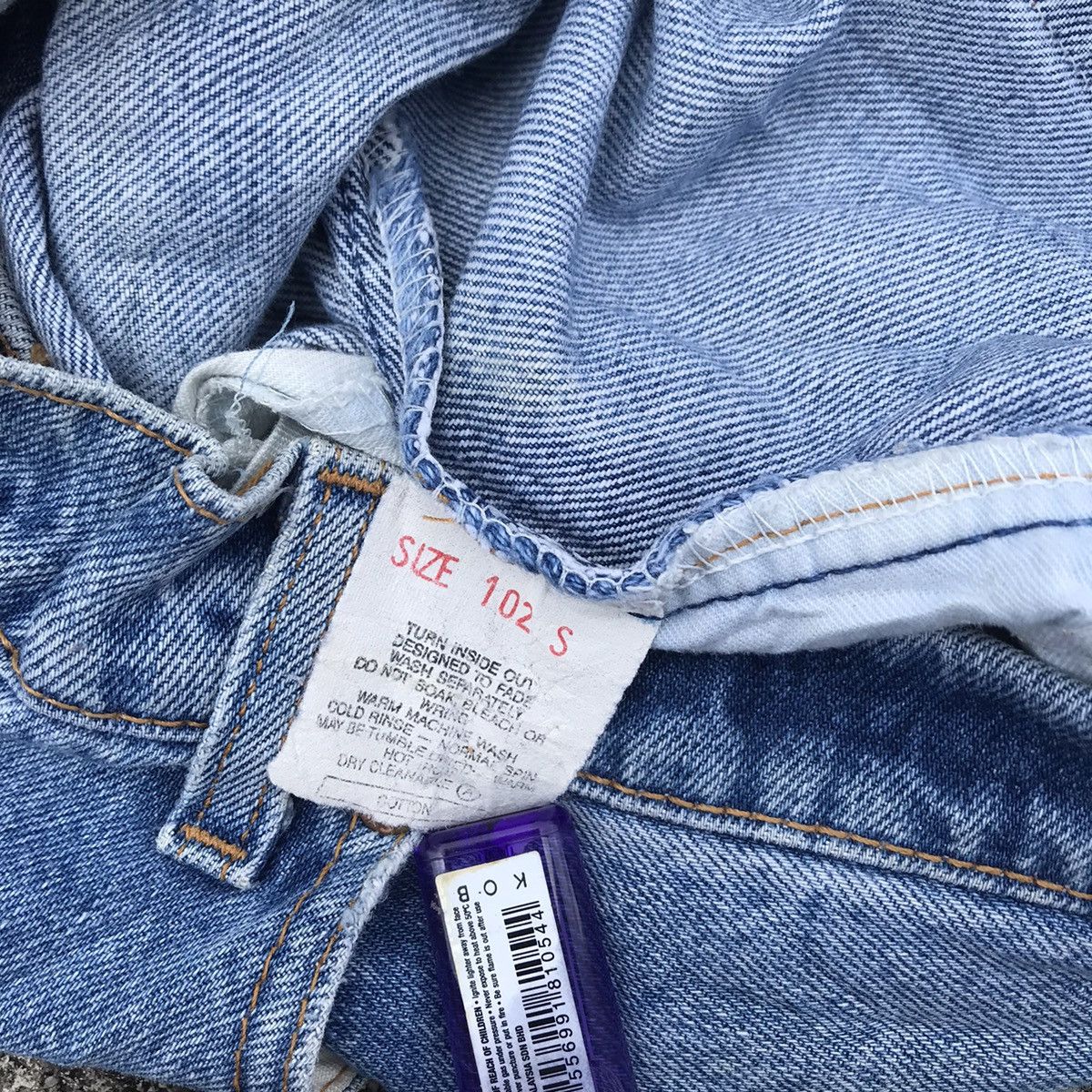 Levi's Vintage Levis 504 Skyblue Loose Jeans Size US 40 / EU 56 - 17 Thumbnail