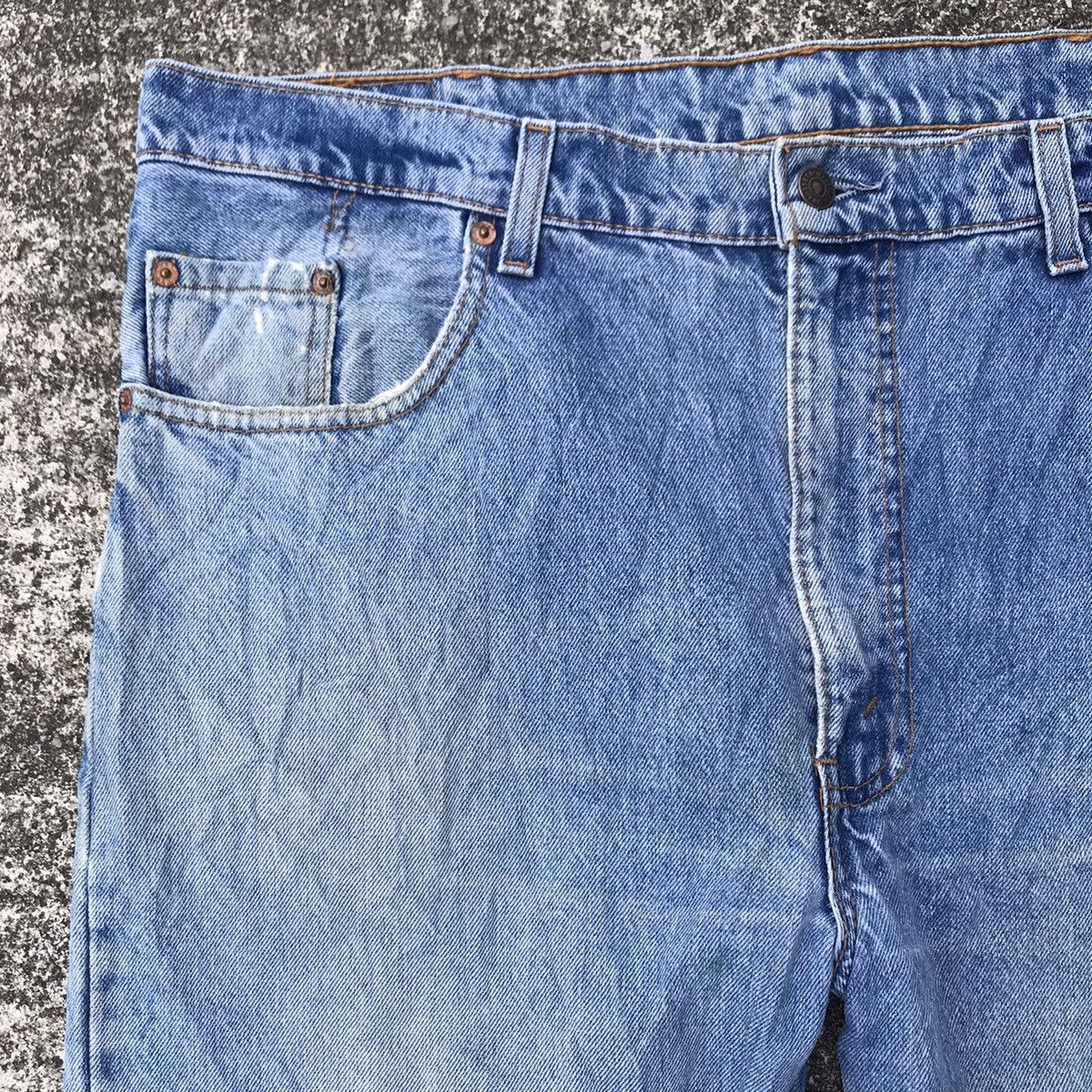Levi's Vintage Levis 504 Skyblue Loose Jeans Size US 40 / EU 56 - 4 Thumbnail