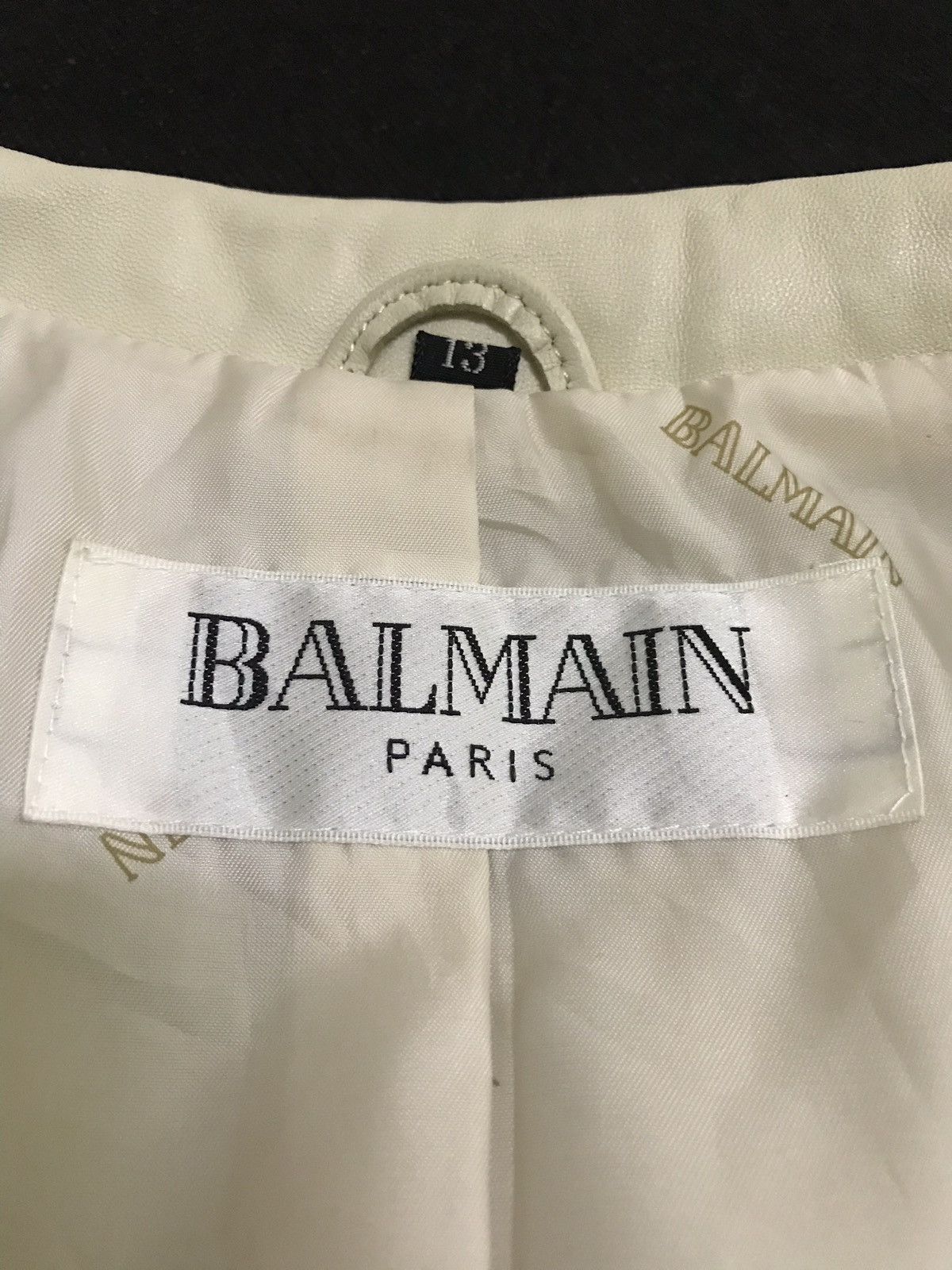 Balmain Balmain Paris Leather Synthetic Casual Jacket Size US S / EU 44-46 / 1 - 5 Thumbnail