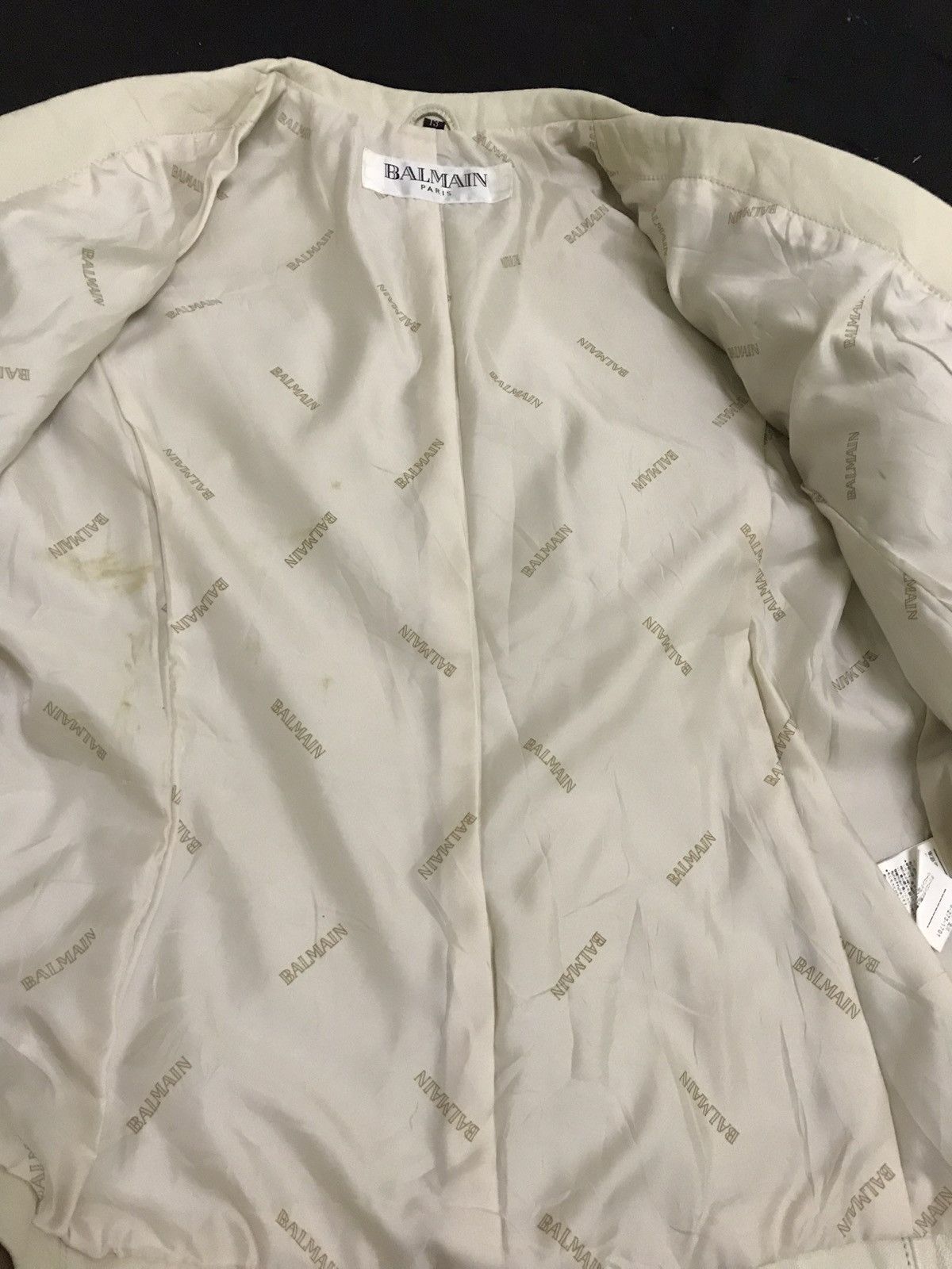 Balmain Balmain Paris Leather Synthetic Casual Jacket Size US S / EU 44-46 / 1 - 4 Thumbnail