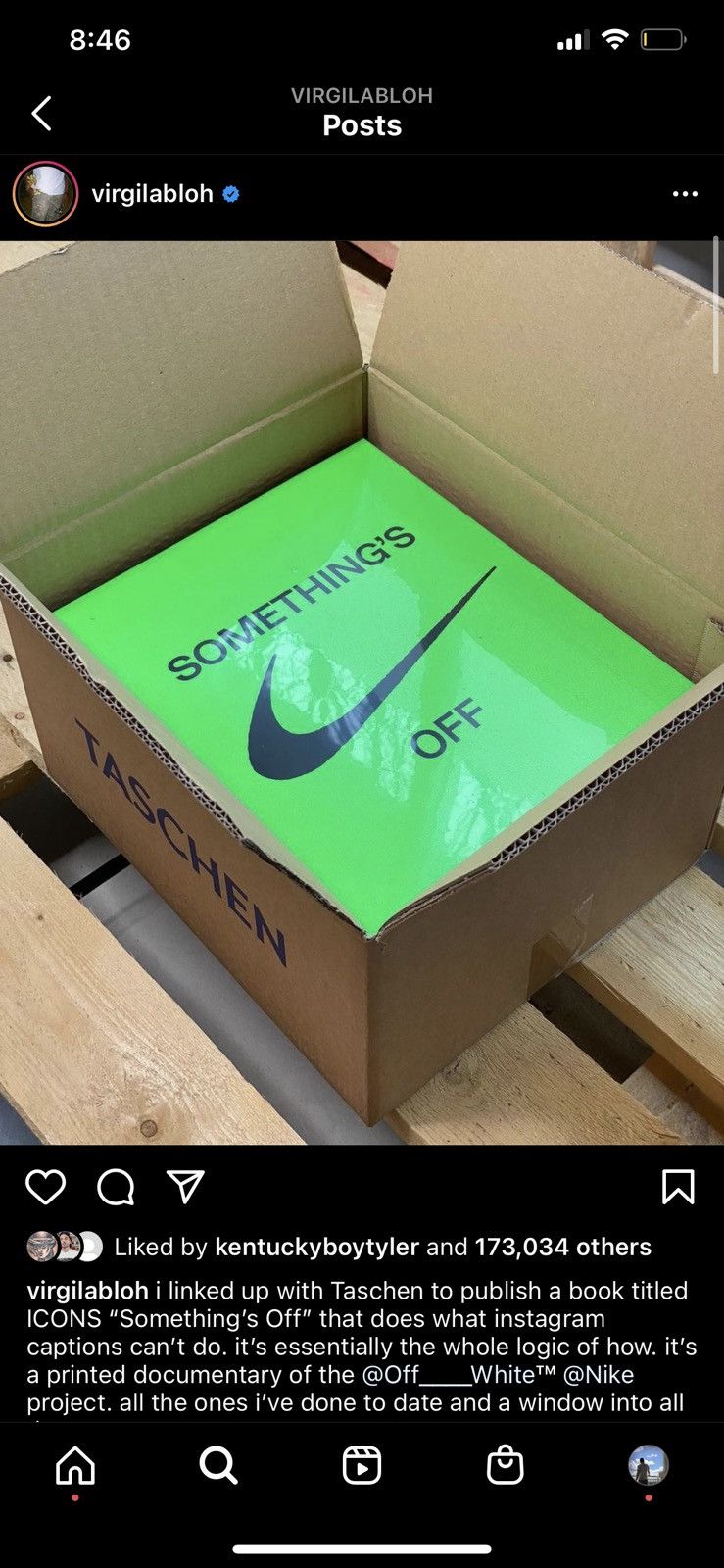 Coffee Table Something's Off Virgil Virgil Abloh X Nike - Main Image