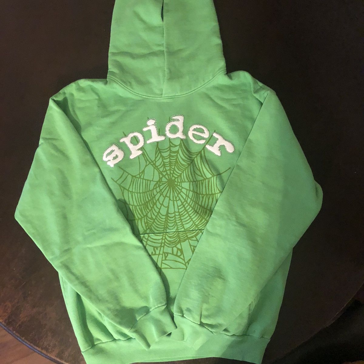 Young Thug Spider Worldwide Slime Green Web Gem Hoodie - F&F | Grailed