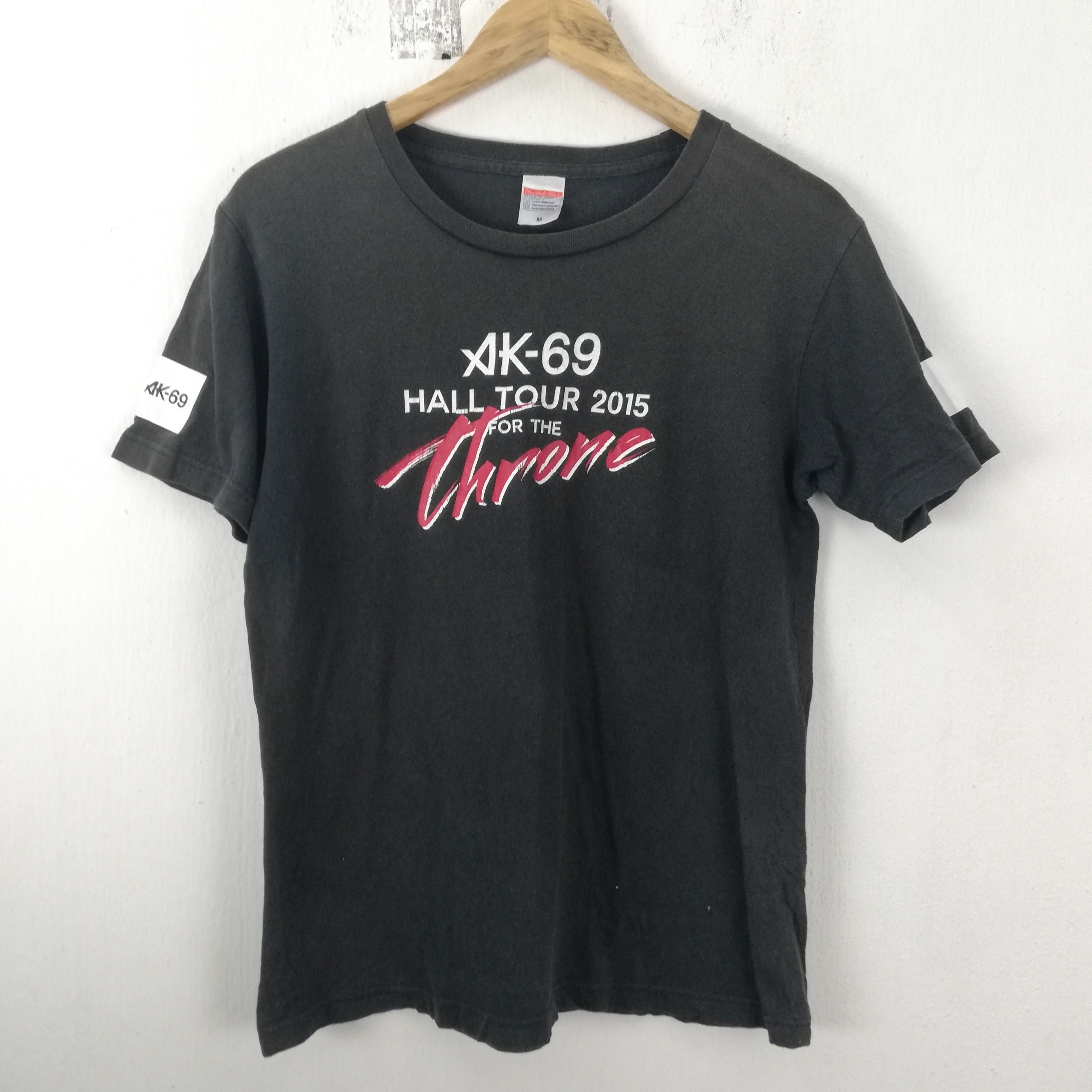 AK 69 Hall Tour 2015 for the Throne T-Shirt Band #0354