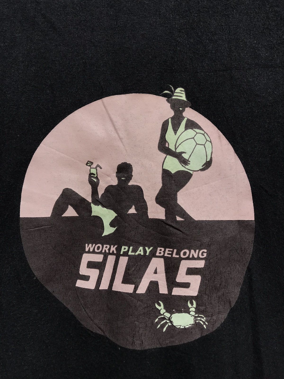 Japanese Brand × Silas × Vintage Work play belong silas shortsleeved T-shirt Size US L / EU 52-54 / 3 - 1 Thumbnail