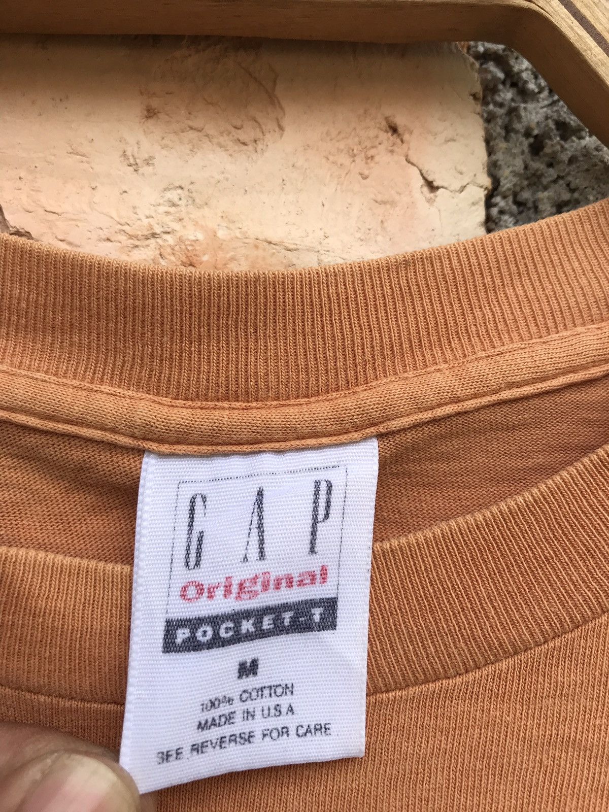 Gap × Vintage Gap vintage original tee single pocket shortsleeved T-shirt Size US M / EU 48-50 / 2 - 9 Thumbnail
