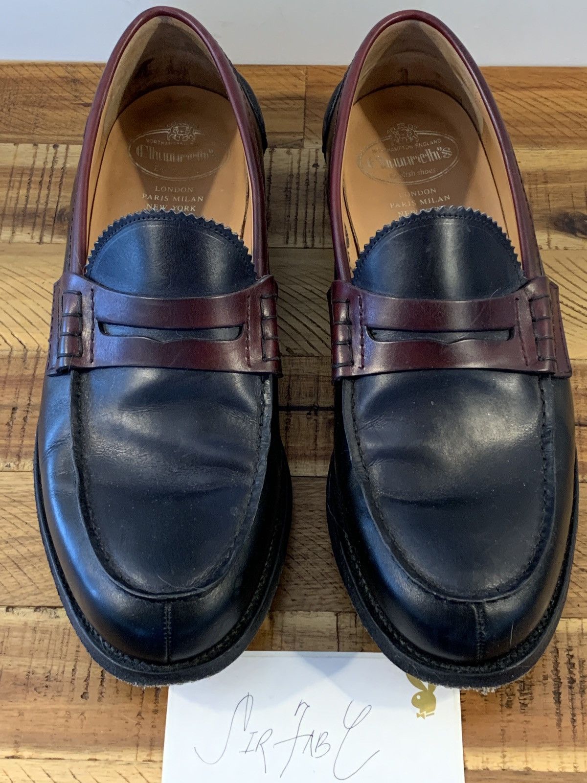 CHURCHES leather loafers 38