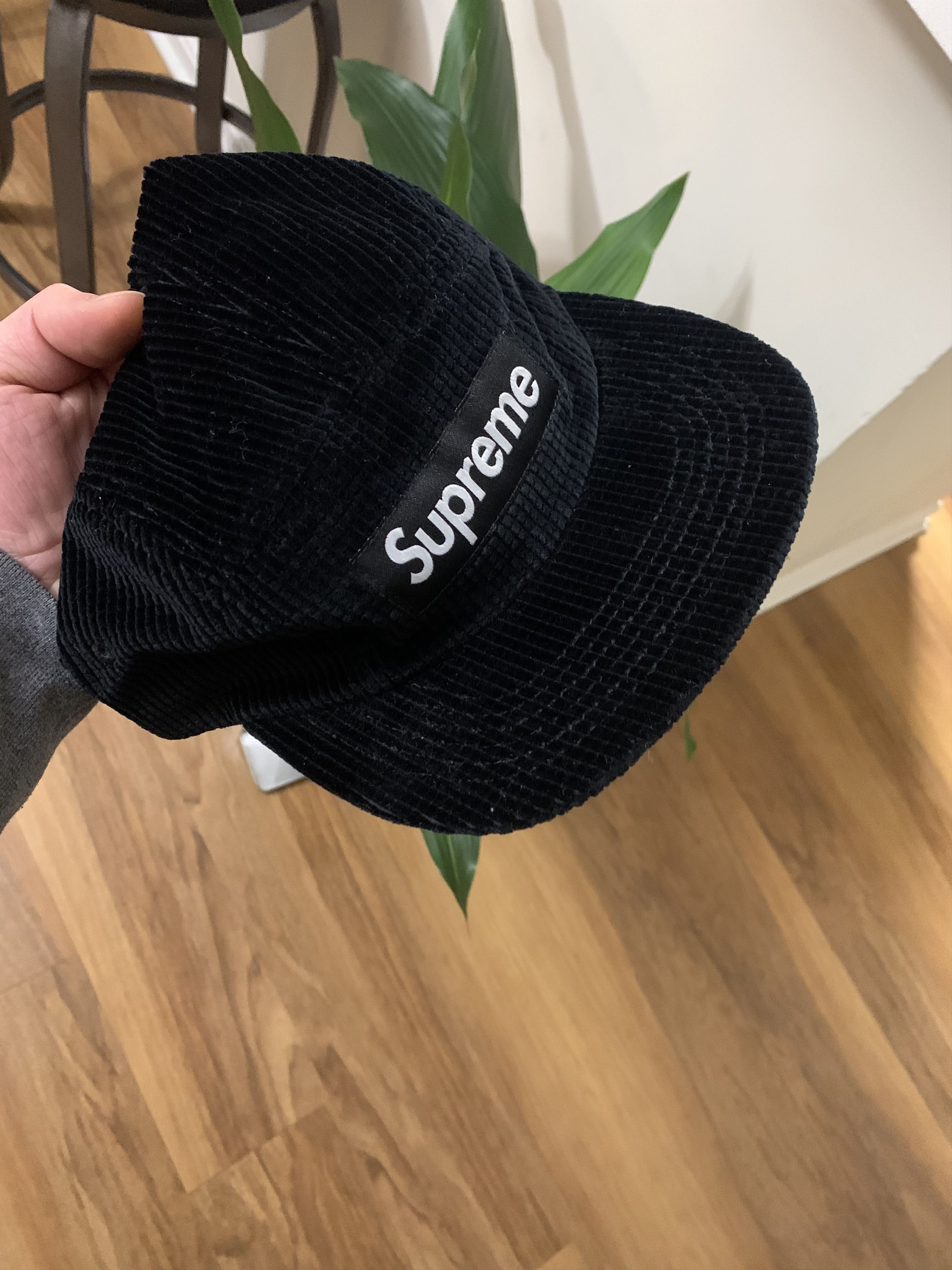 Supreme waffle corduroy camp cap online