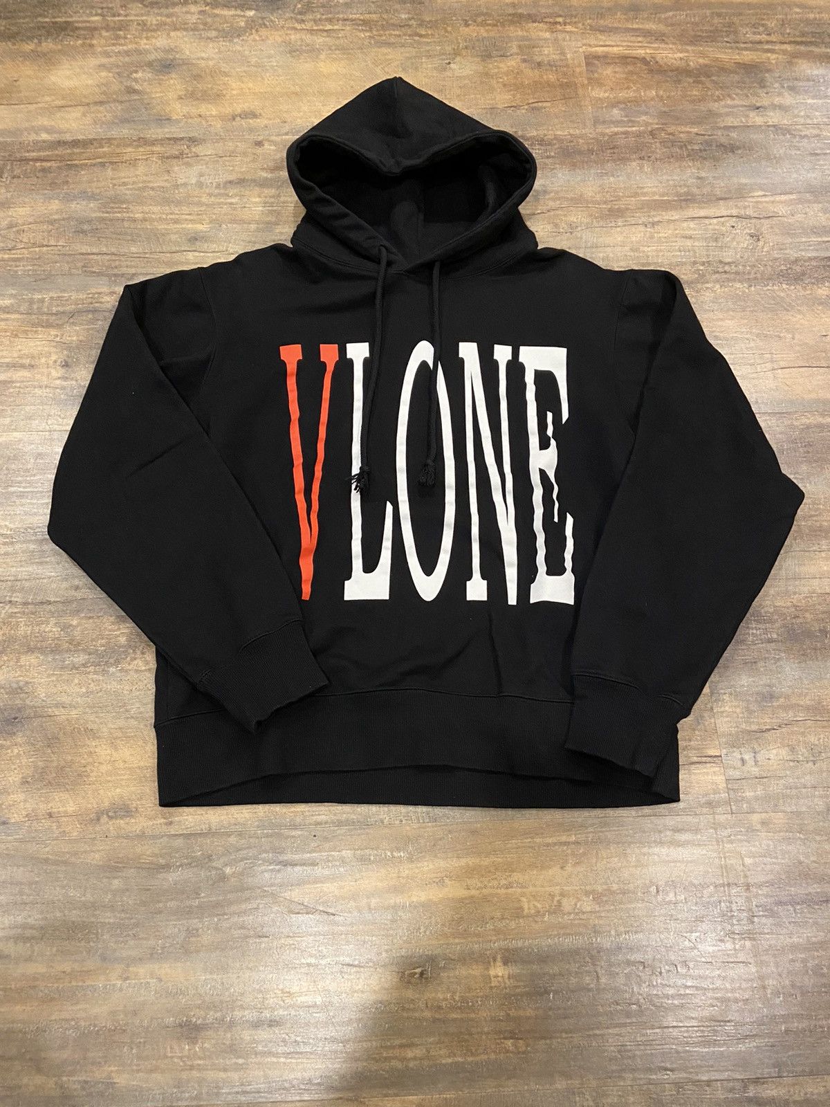 Vlone Vlone Staple Hoodie Black Red White Black Pullover | Grailed