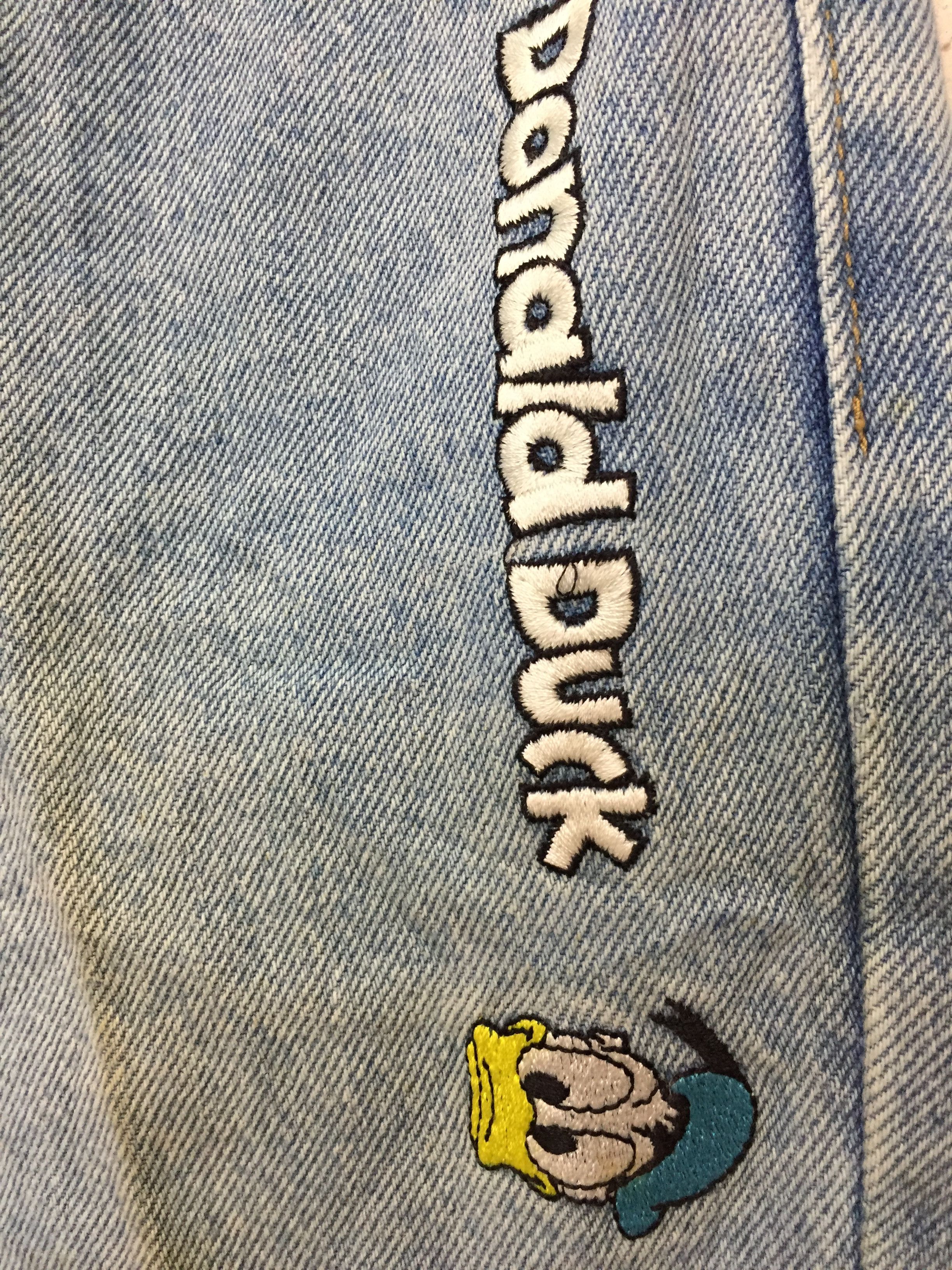 Cartoon Network × Vintage Vtg 90's Walt Disney Donald Duck wash pants Size 27" / US 4 / IT 40 - 5 Thumbnail