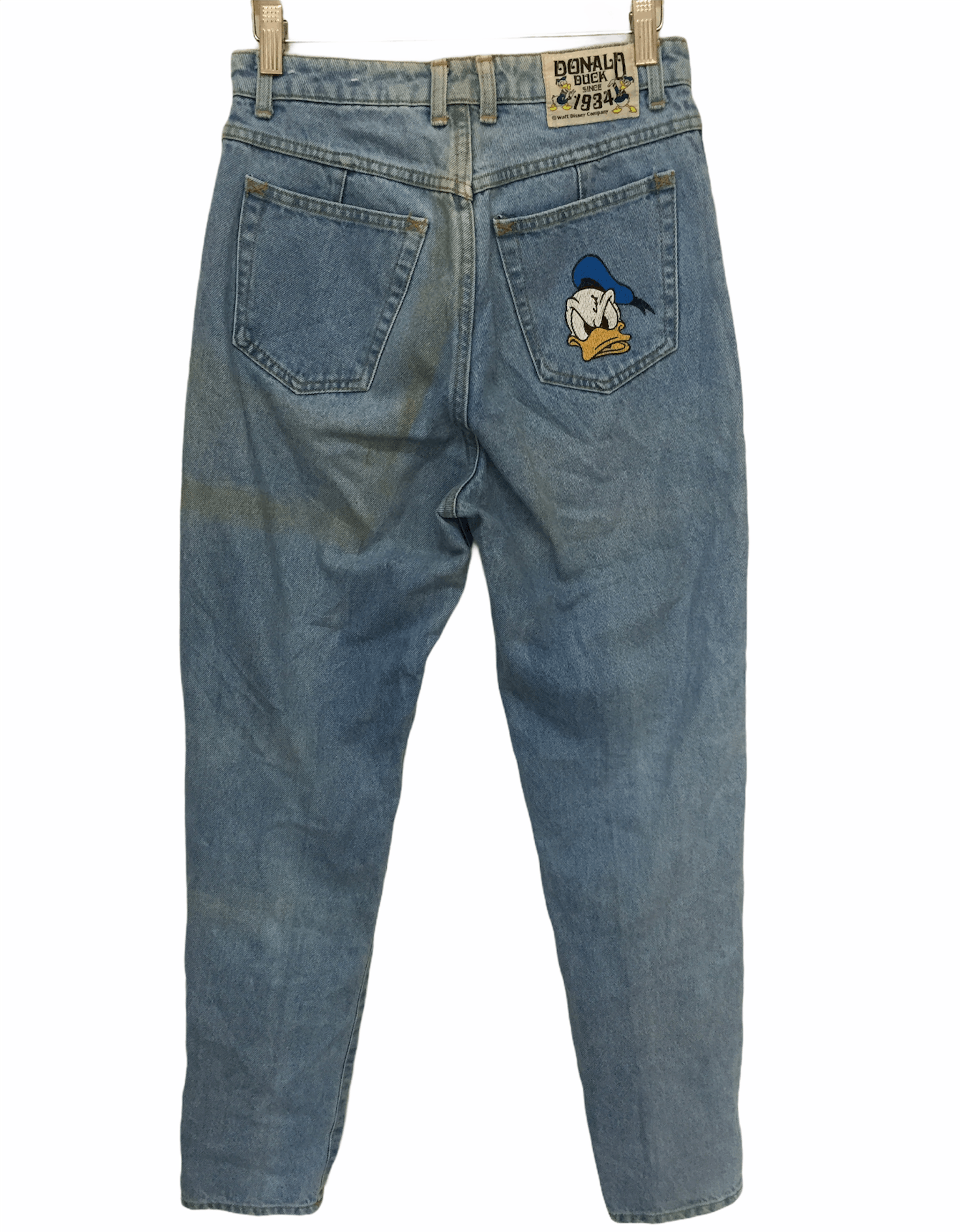 Cartoon Network × Vintage Vtg 90's Walt Disney Donald Duck wash pants Size 27" / US 4 / IT 40 - 7 Thumbnail