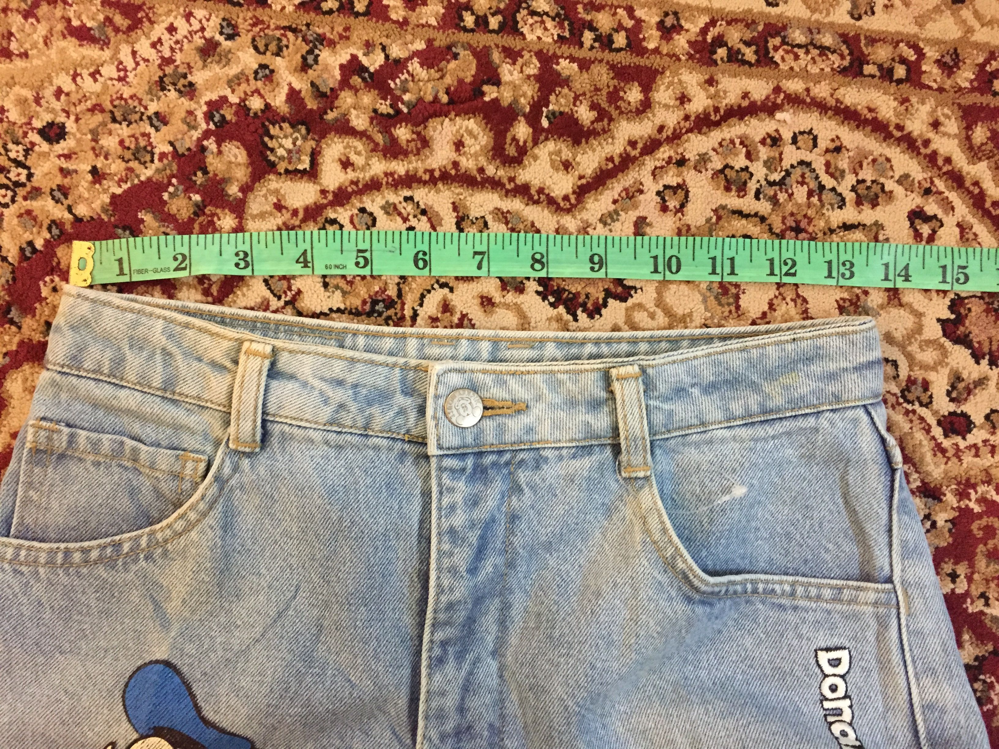Cartoon Network × Vintage Vtg 90's Walt Disney Donald Duck wash pants Size 27" / US 4 / IT 40 - 13 Thumbnail