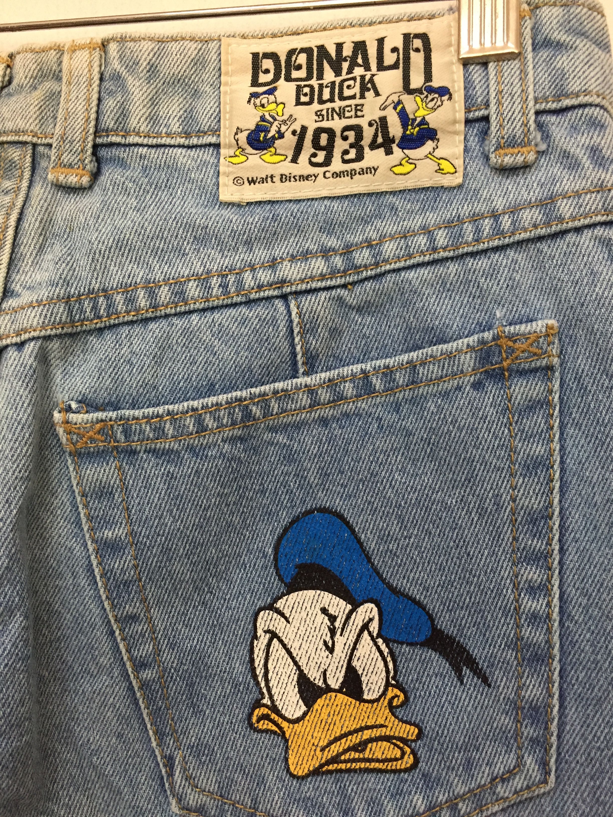 Cartoon Network × Vintage Vtg 90's Walt Disney Donald Duck wash pants Size 27" / US 4 / IT 40 - 9 Thumbnail
