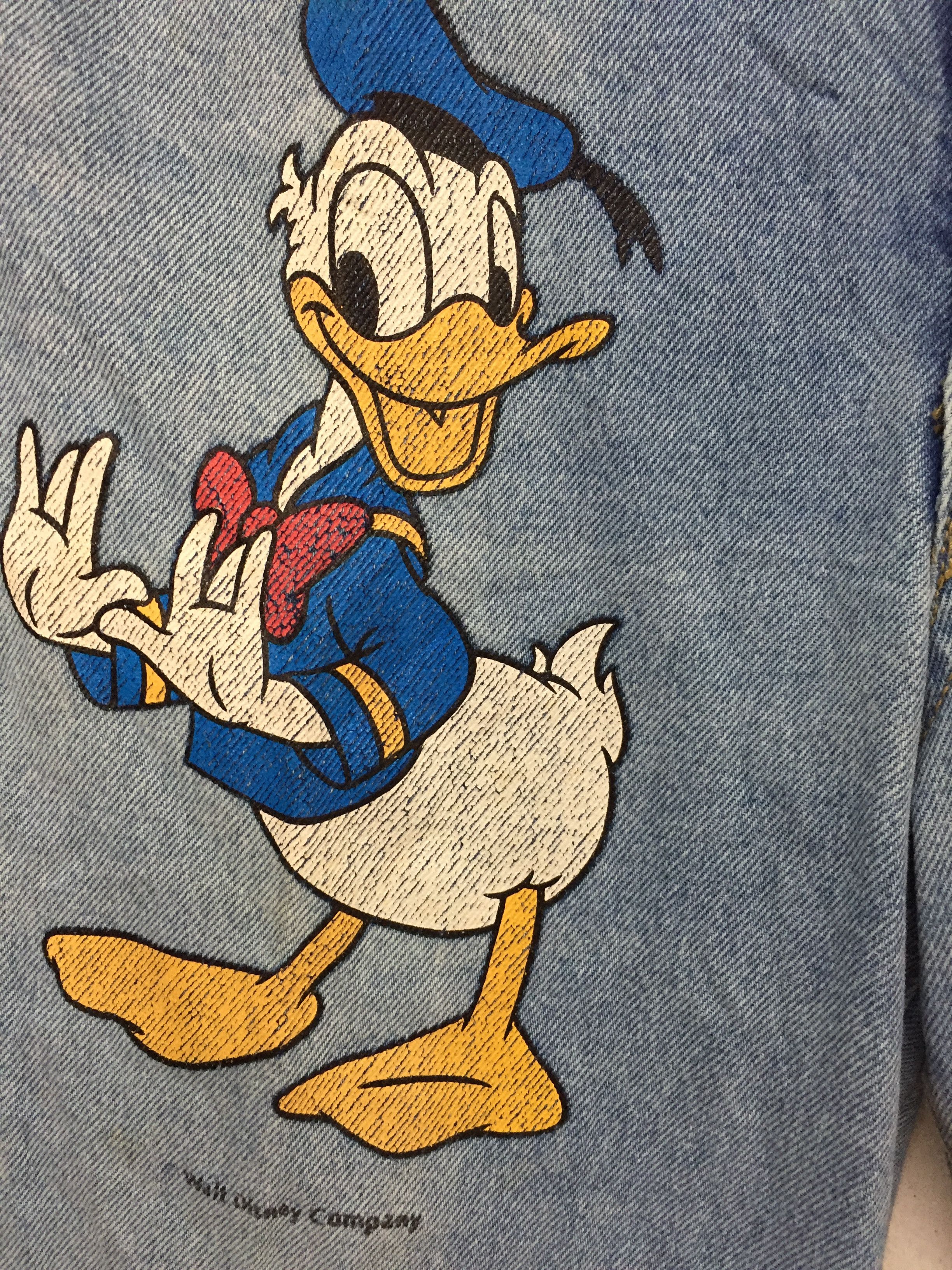 Cartoon Network × Vintage Vtg 90's Walt Disney Donald Duck wash pants Size 27" / US 4 / IT 40 - 4 Thumbnail