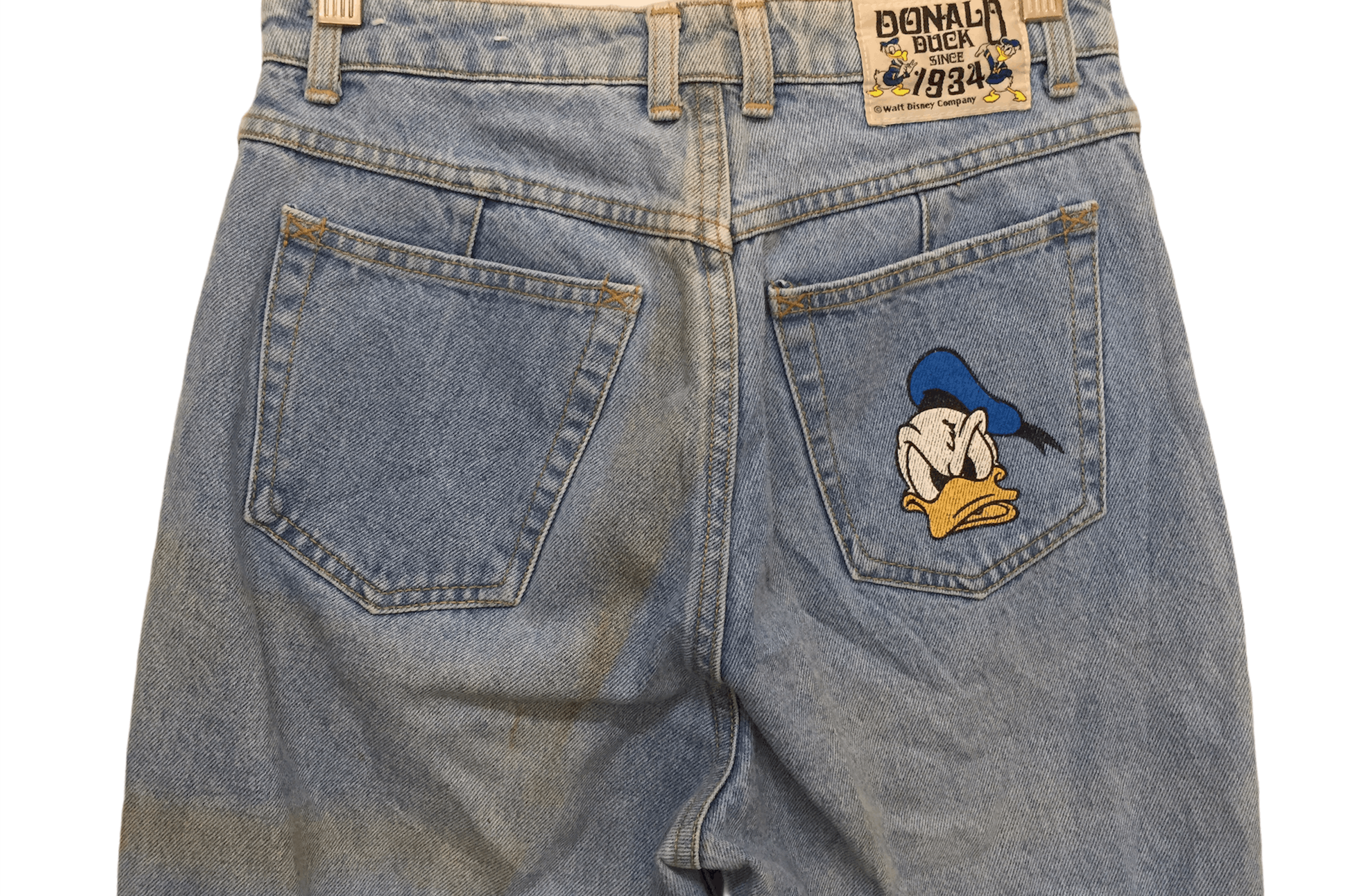 Cartoon Network × Vintage Vtg 90's Walt Disney Donald Duck wash pants Size 27" / US 4 / IT 40 - 8 Thumbnail
