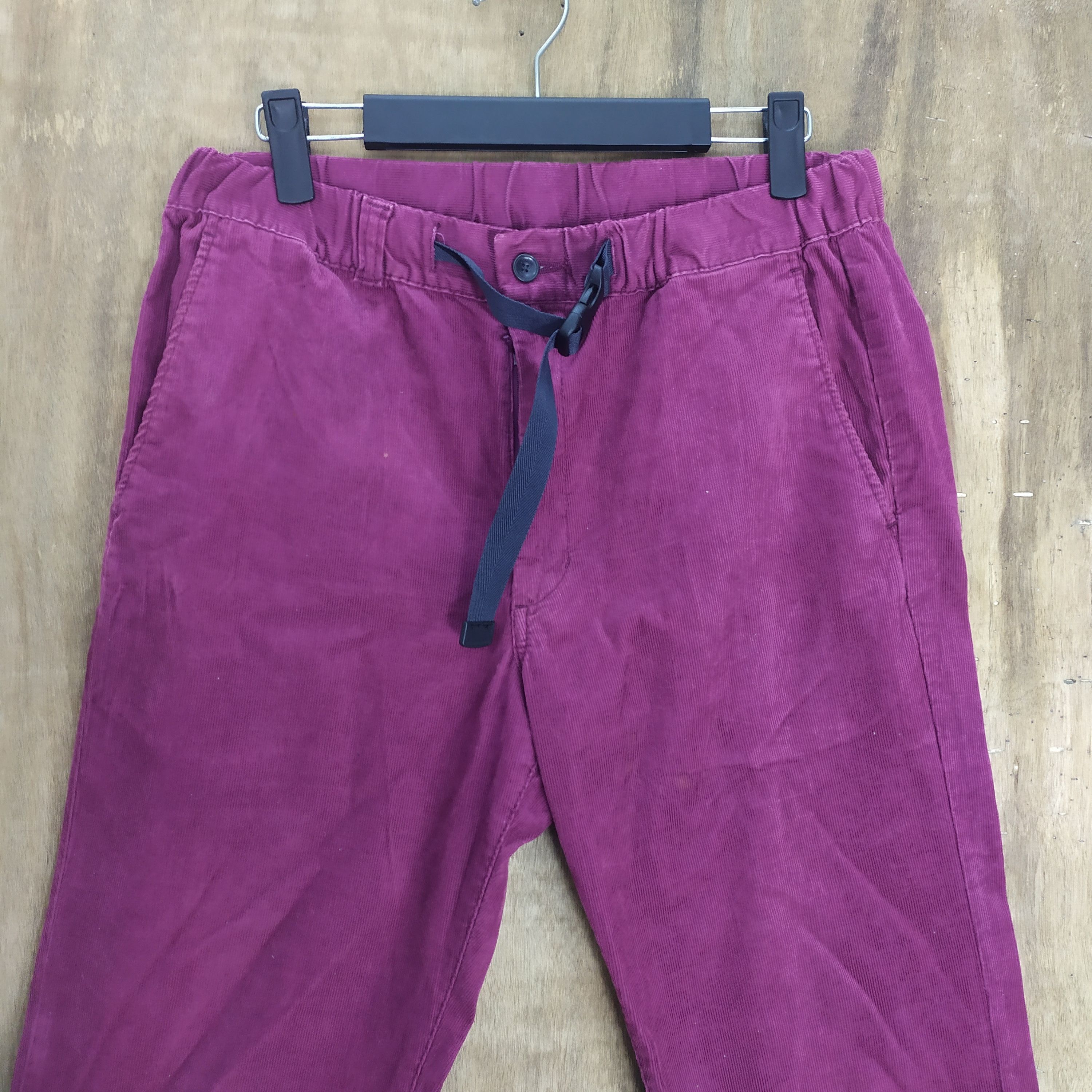 Japanese Brand × Purple JAPANESE BRAND PURPLE CORDUROY CARGO PANTS Size US 29 - 4 Thumbnail