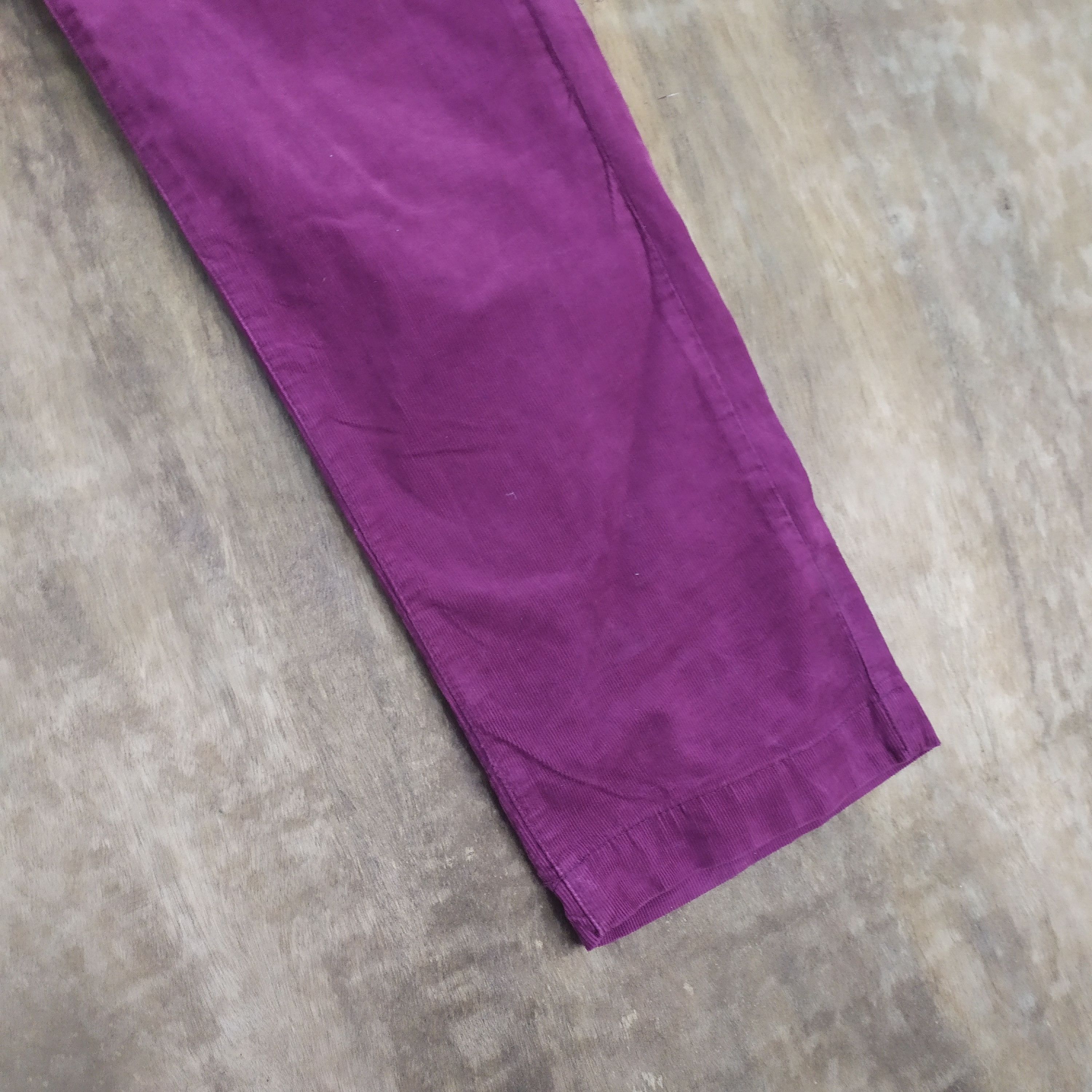 Japanese Brand × Purple JAPANESE BRAND PURPLE CORDUROY CARGO PANTS Size US 29 - 6 Thumbnail