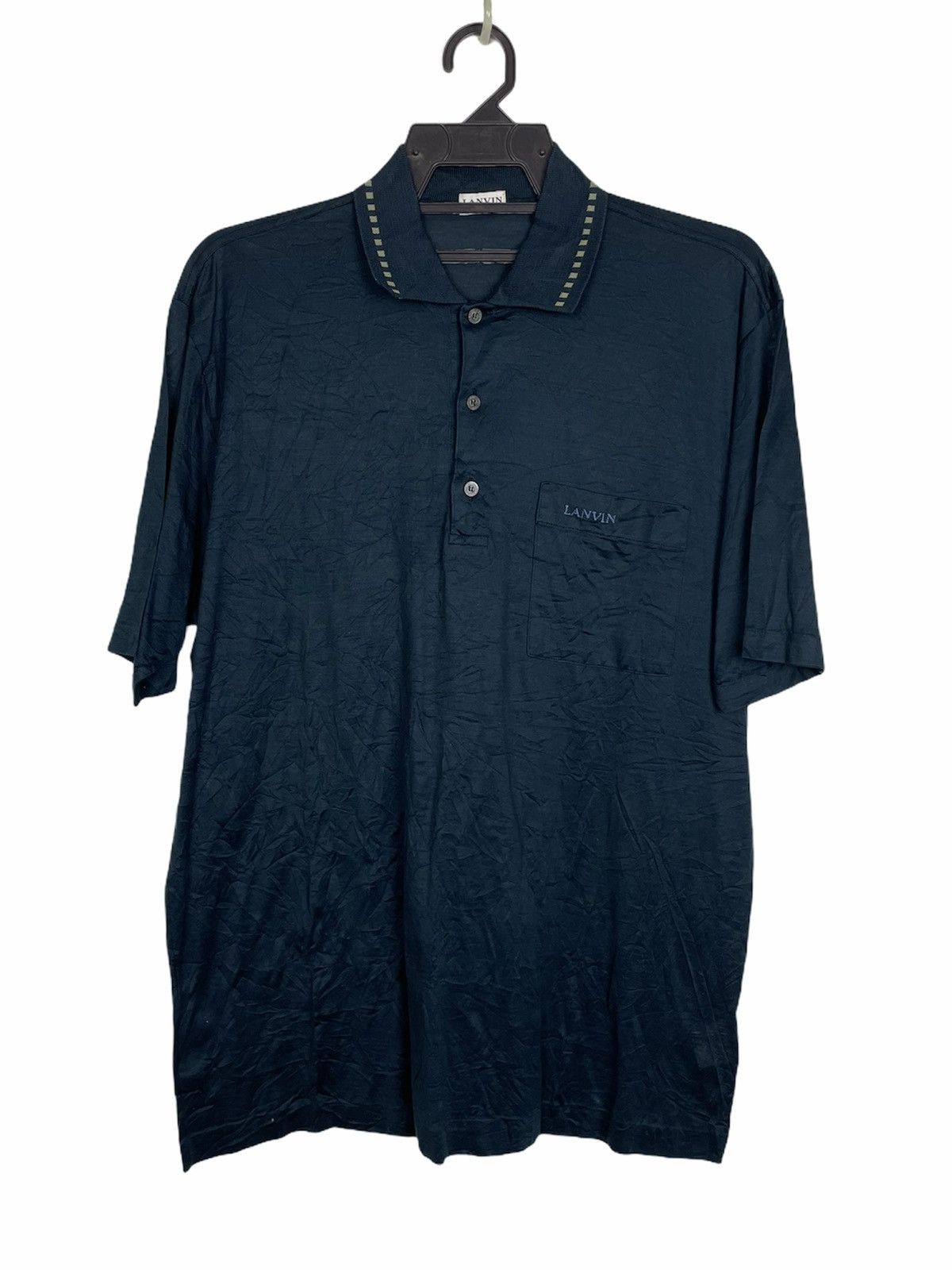Lanvin × Vintage Rare 90s Lanvin Made in Italy Polo | Japan Market Size US L / EU 52-54 / 3 - 1 Thumbnail