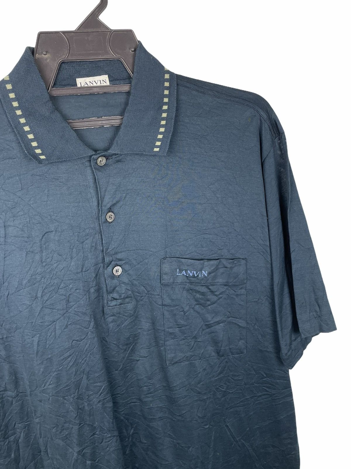 Lanvin × Vintage Rare 90s Lanvin Made in Italy Polo | Japan Market Size US L / EU 52-54 / 3 - 7 Thumbnail