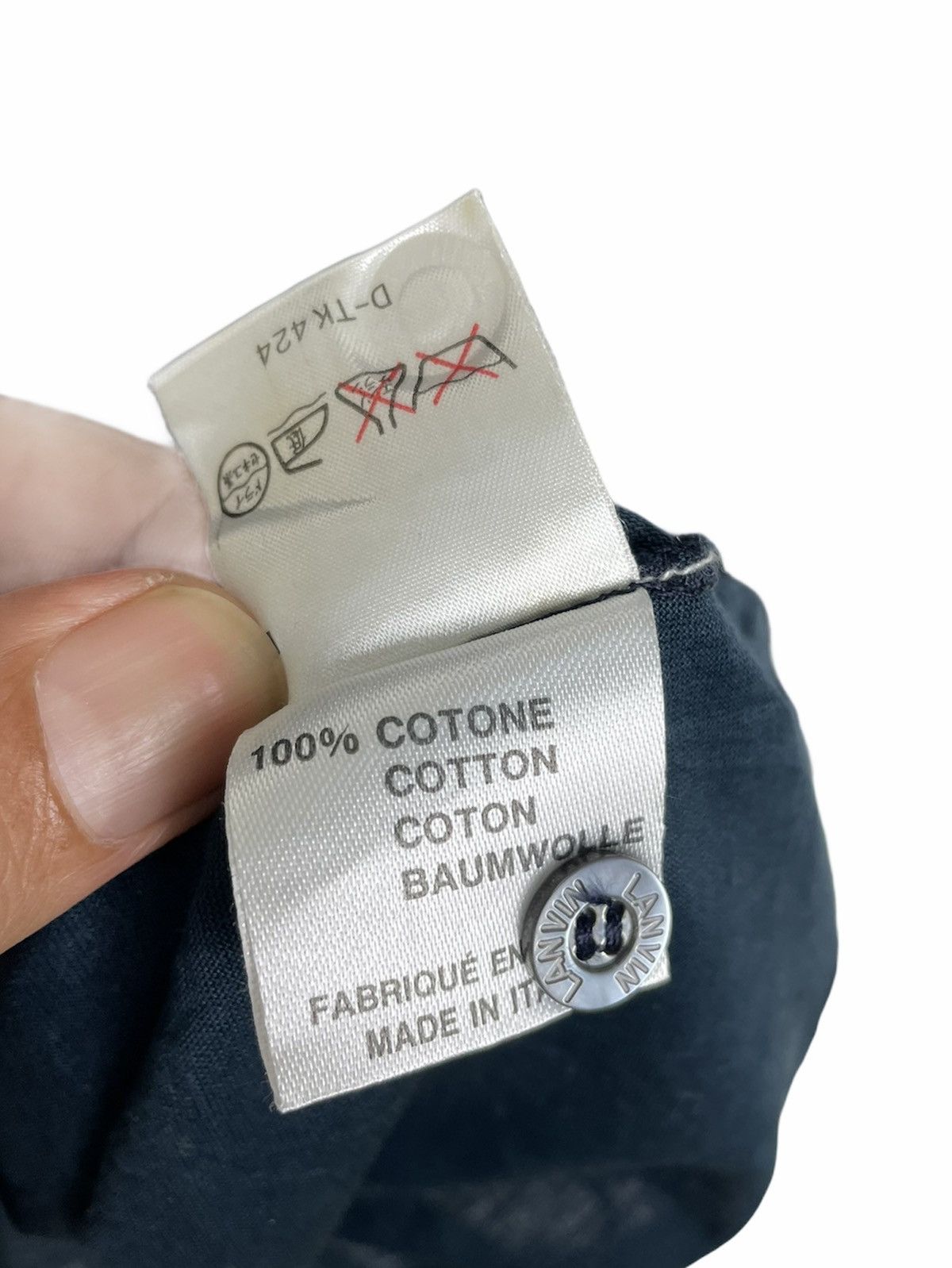 Lanvin × Vintage Rare 90s Lanvin Made in Italy Polo | Japan Market Size US L / EU 52-54 / 3 - 4 Thumbnail