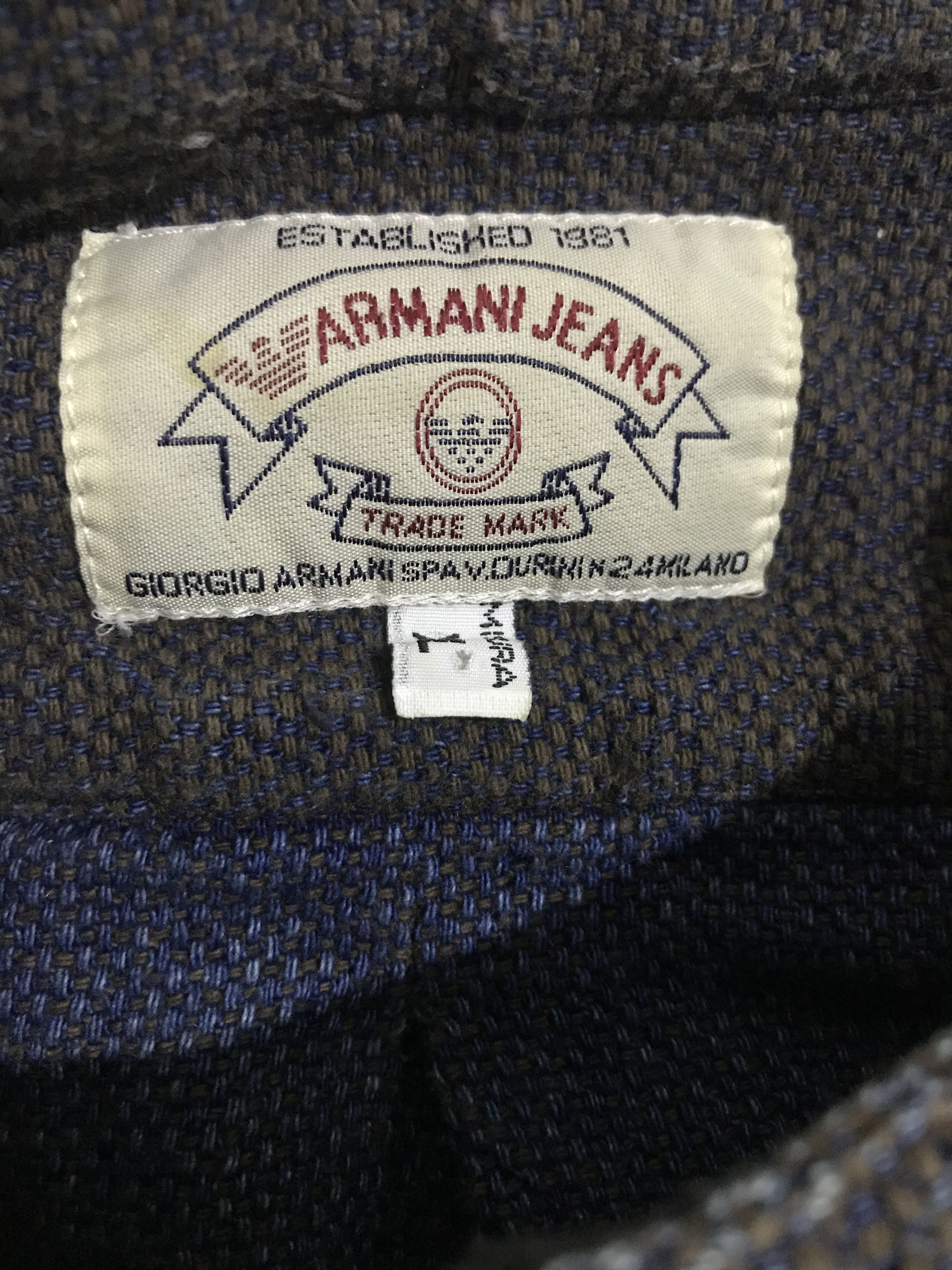 Armani Jeans Shirt Made in Italy