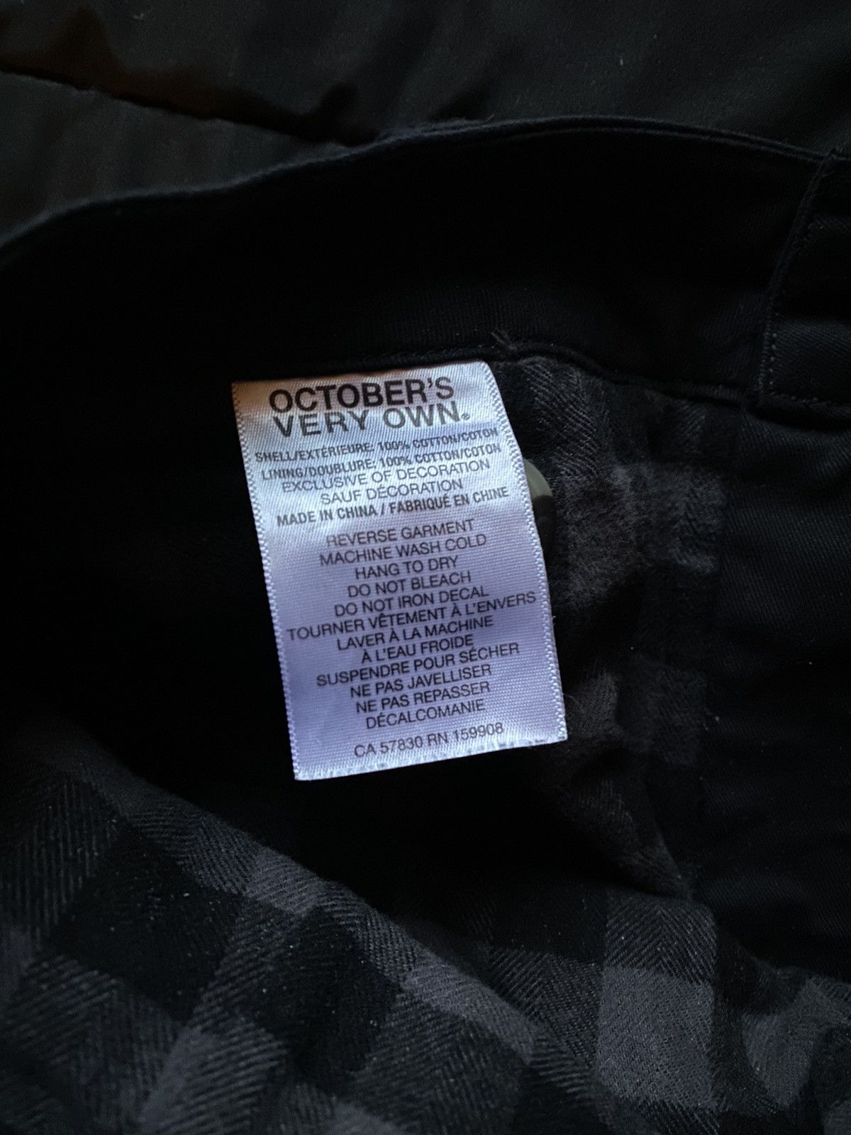 October's Very Own Flannel Lines OVO Chino Pants (30) Size US 28 / EU 44 - 4 Thumbnail